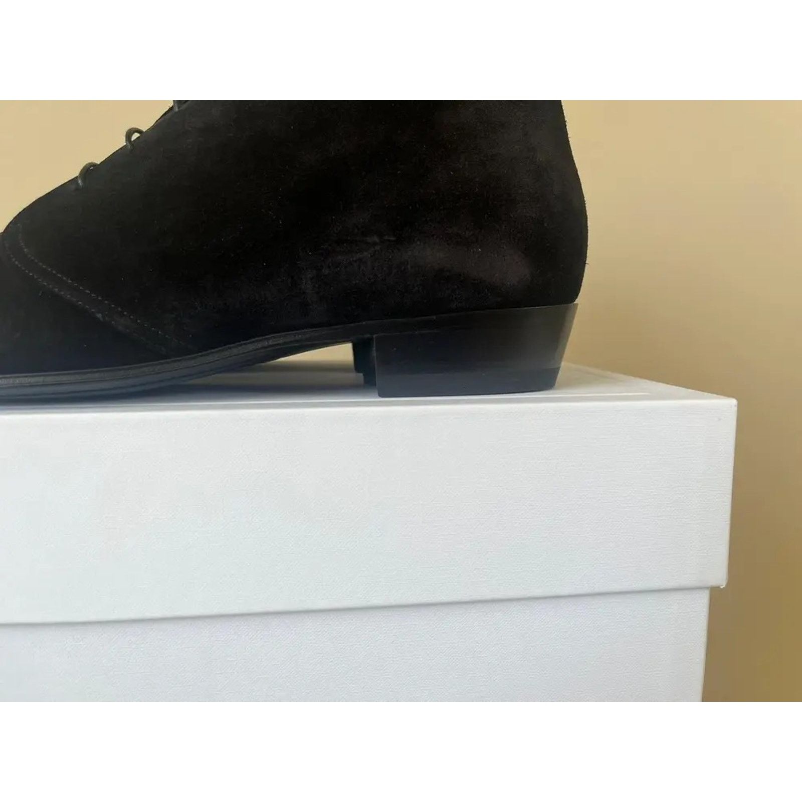Celine o1rshd1 Q:2 / Desert 30 Boots in Suede in Black 42.5 Size US 9.5 / EU 42-43 - 3 Thumbnail