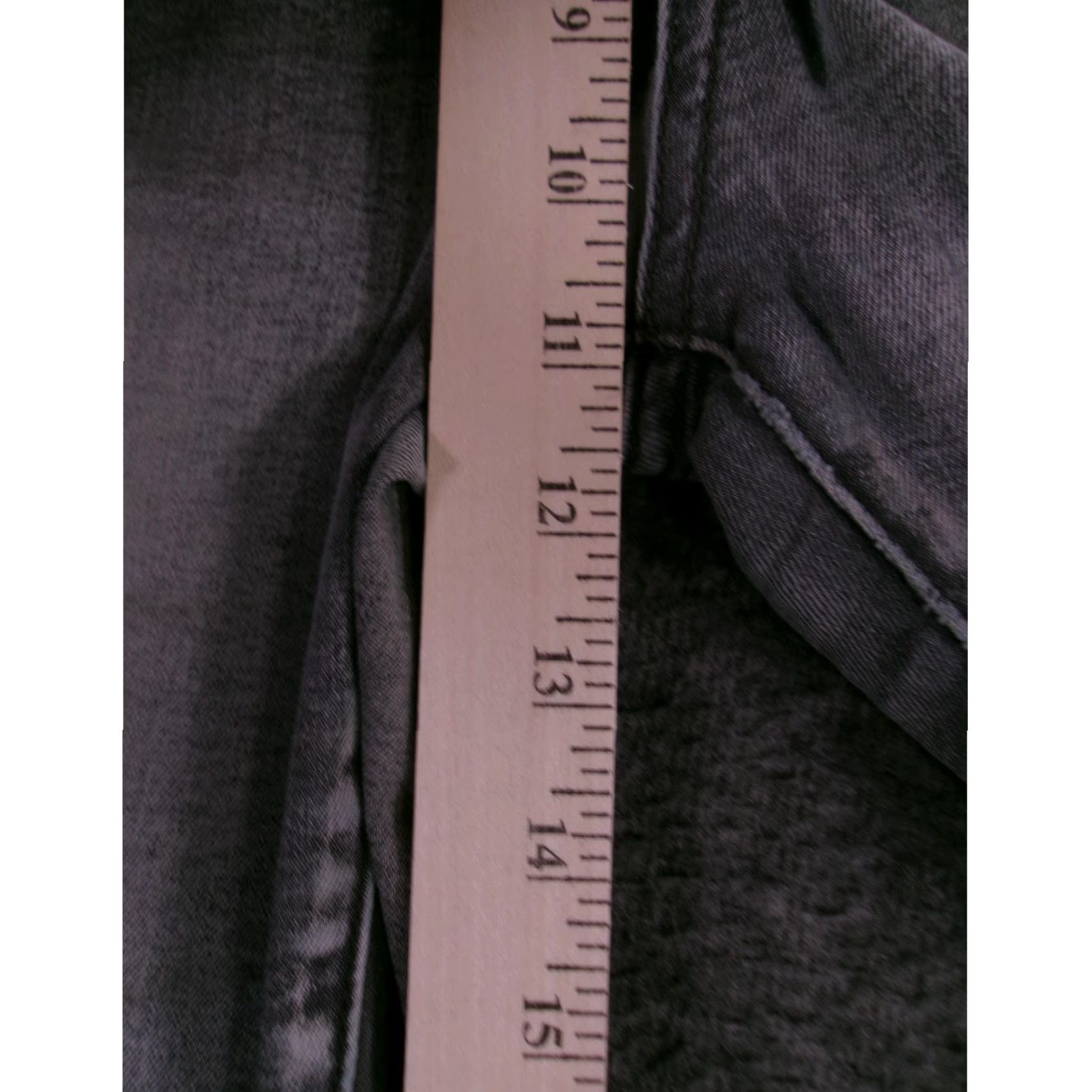 Vintage VINTAGE Indigo Wisdom Jeans Unisex Adults Regular Medium Distressed Black Denim 80s 90s Grunge Slim Tapered Ripped Size US 36 / EU 52 - 7 Thumbnail
