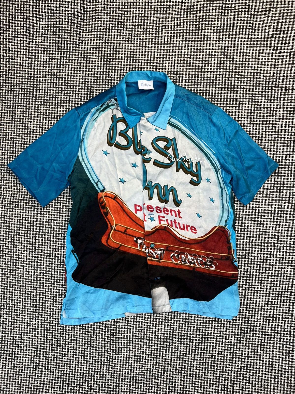 Blue Sky Inn Blue sky inn viscose made in Italy button up shirt Size US S / EU 44-46 / 1 - 1 Thumbnail