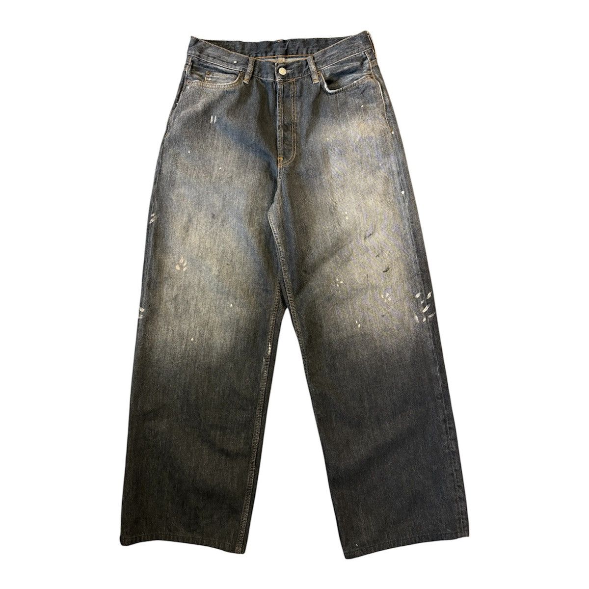 Acne Studios Acne Studios 1989 Ash Black Loose Fit Denim Jeans