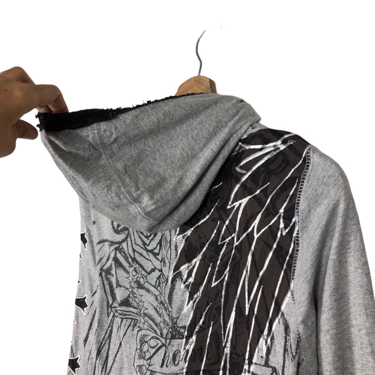 Hysteric Glamour 🔥Rare Hoodie Jacket Bondage Punk Design Over Print Ghtz Size US S / EU 44-46 / 1 - 8 Thumbnail