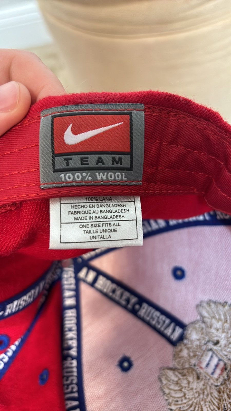 Nike × Vintage Vintage Nike Russia Hat Size ONE SIZE - 6 Thumbnail