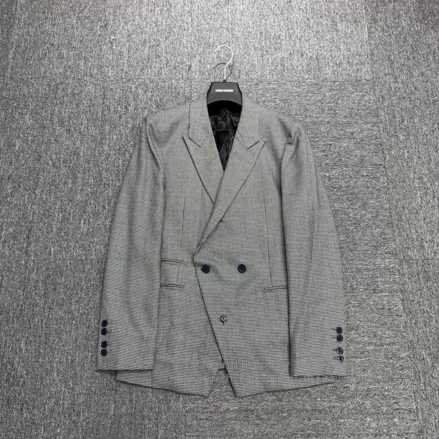 JOHN LAWRENCE SULLIVAN johnlawrencesullivan Houndstooth Wool Blazer. Size US M / EU 48-50 / 2 - 1 Thumbnail