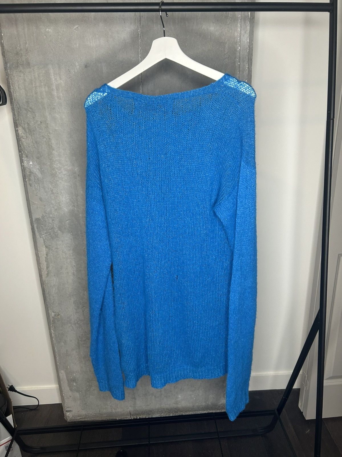 Enfants Riches Deprimes 2017 Alpaca Distressed Knit CAMPAIGN/RUNWAY GRAIL Size US XL / EU 56 / 4 - 3 Thumbnail