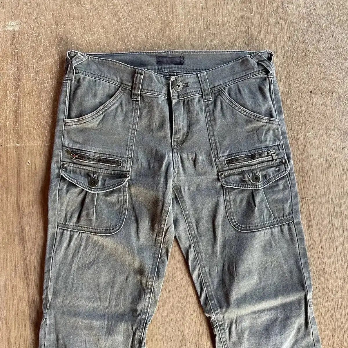 Japanese Brand DAILY TOPIC JAPAN TROUSERS FADED VTG DOUBLE KNEE BUSH PANTS Size US 30 / EU 46 - 2 Thumbnail