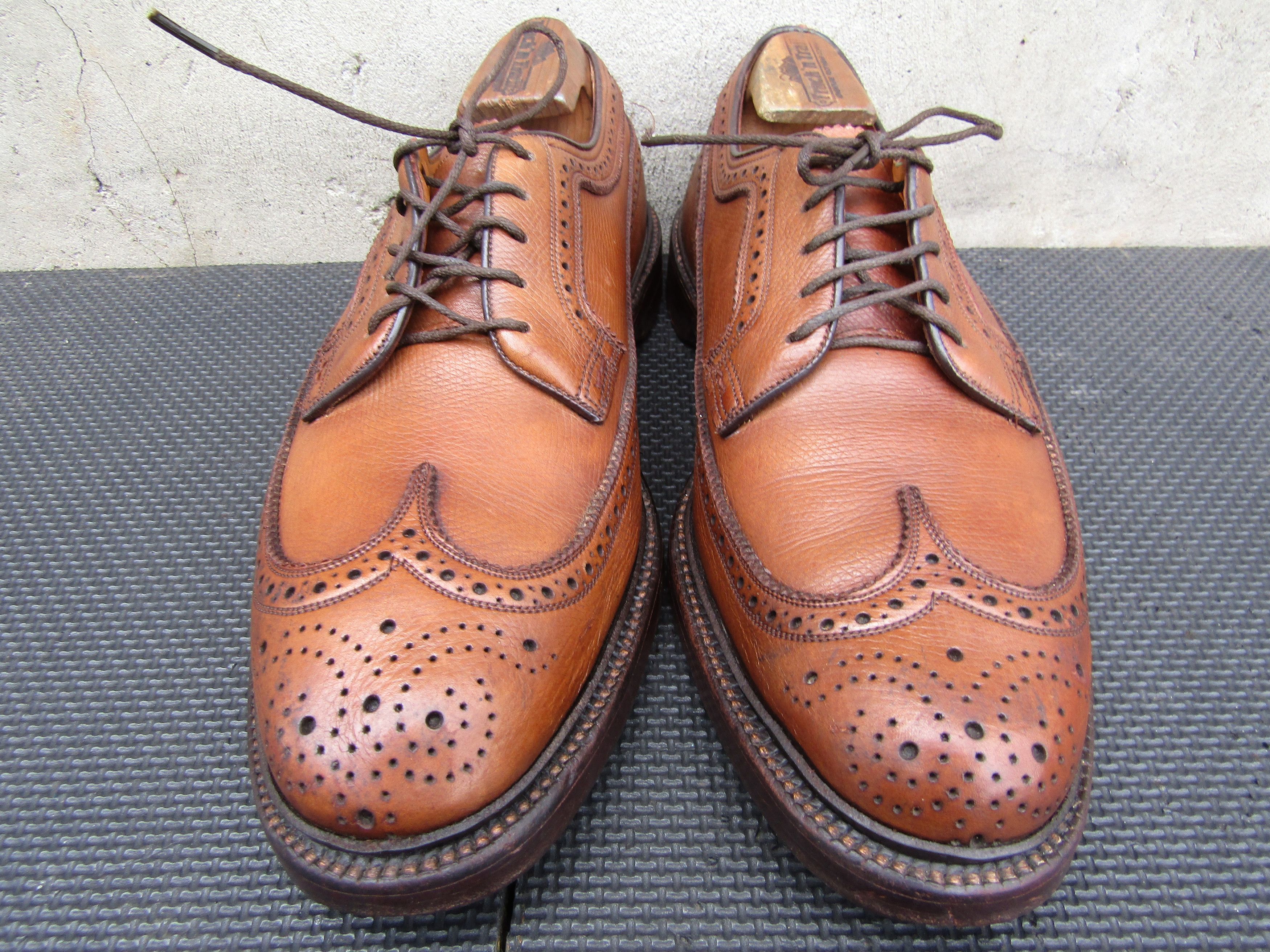Florsheim Vtg Florsheim Imperial 93602 Kenmoor Rare V-Cleat Longwing Size US 8 / EU 41 - 3 Thumbnail