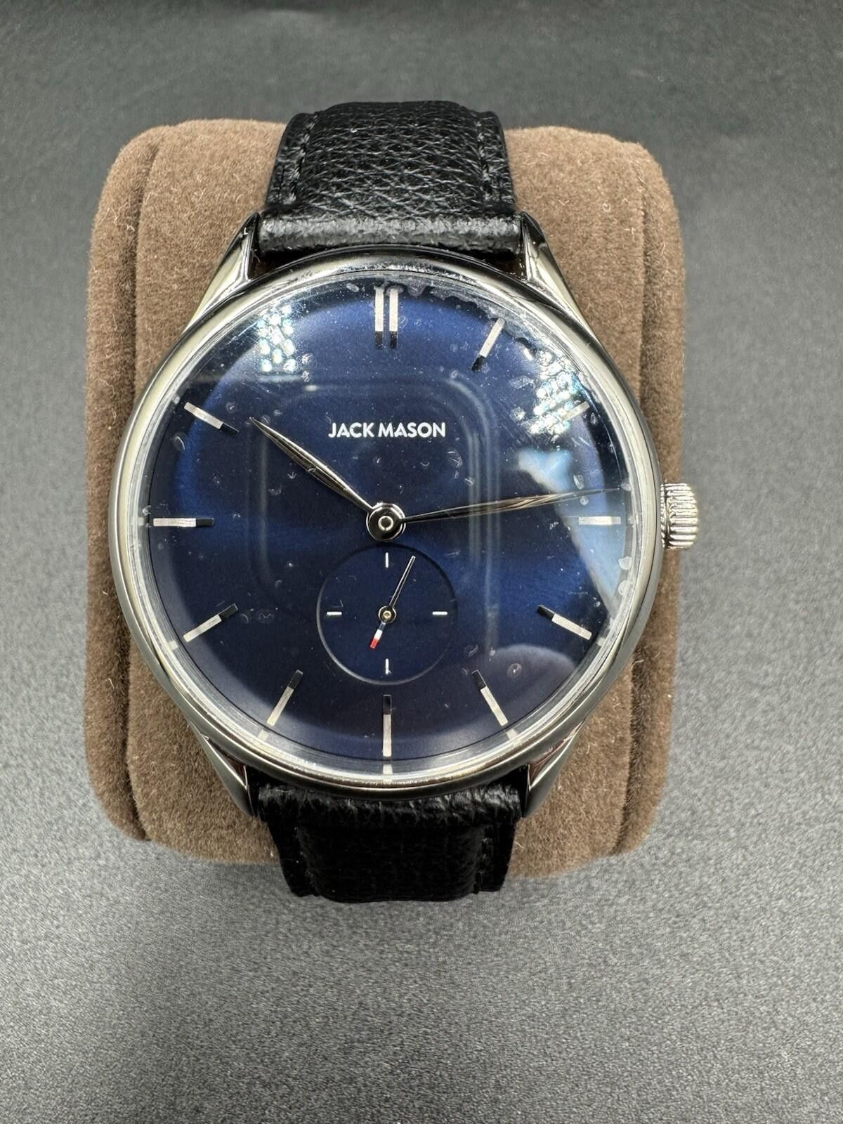 Other Jack Mason Ellum Watch Naby Blue Black Leather JM-H201-007 B Size ONE SIZE - 1 Thumbnail