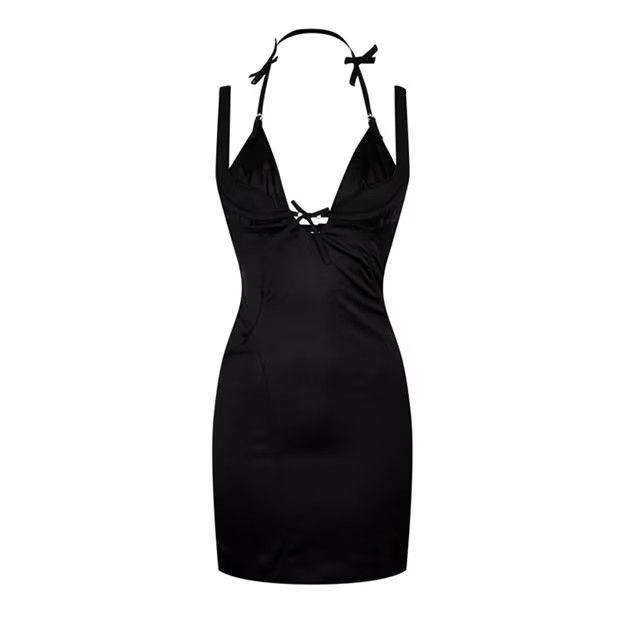 Jacquemus o1g2r1mq1024 Mini Dress in Black Size XS / US 0-2 / IT 36-38 - 1 Thumbnail