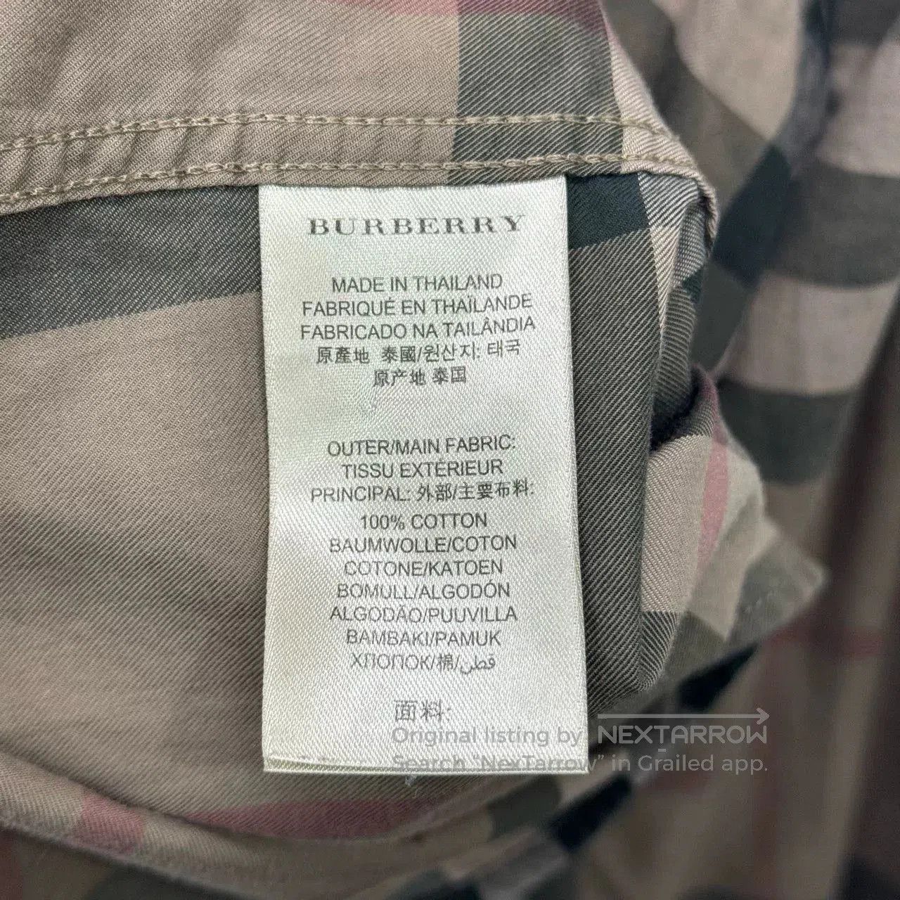 Burberry Burberry Brown Plaid Long. Size US XXL / EU 58 / 5 - 5 Thumbnail