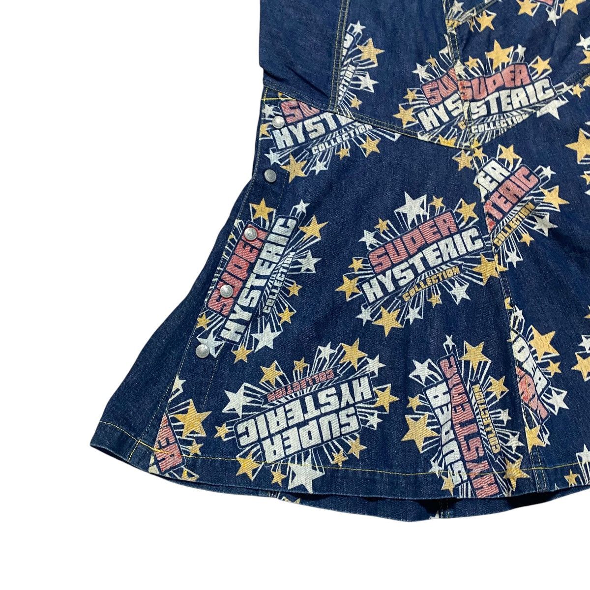 Hysteric Glamour Vintage Hysteric Glamour Denim Skirt Full Print Size 26" / US 2 / IT 38 - 10 Thumbnail