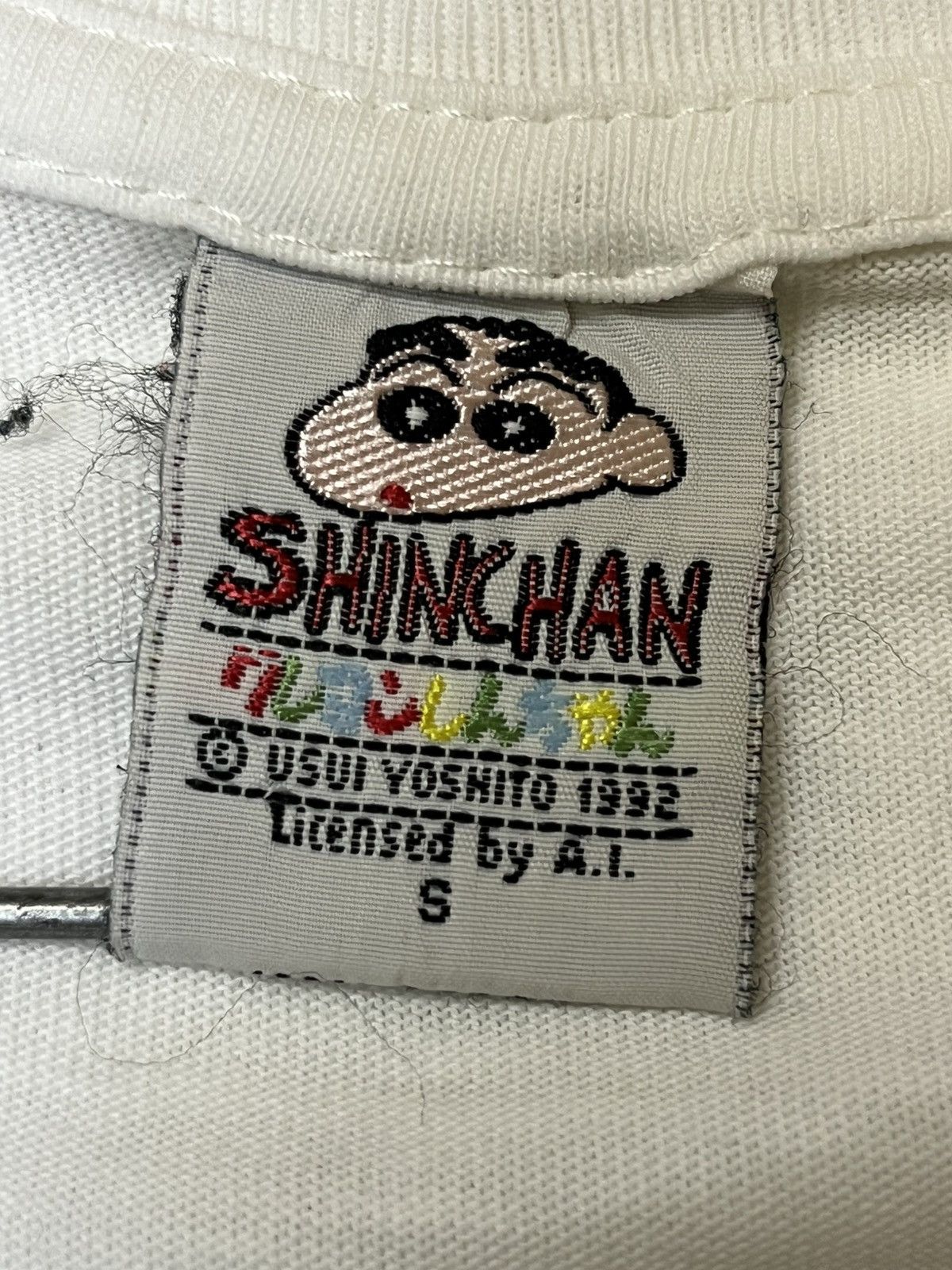 Anime Vintage 90s SHINCHAN by usui yoshito 1992 anime tee shirts Size US M / EU 48-50 / 2 - 12 Thumbnail