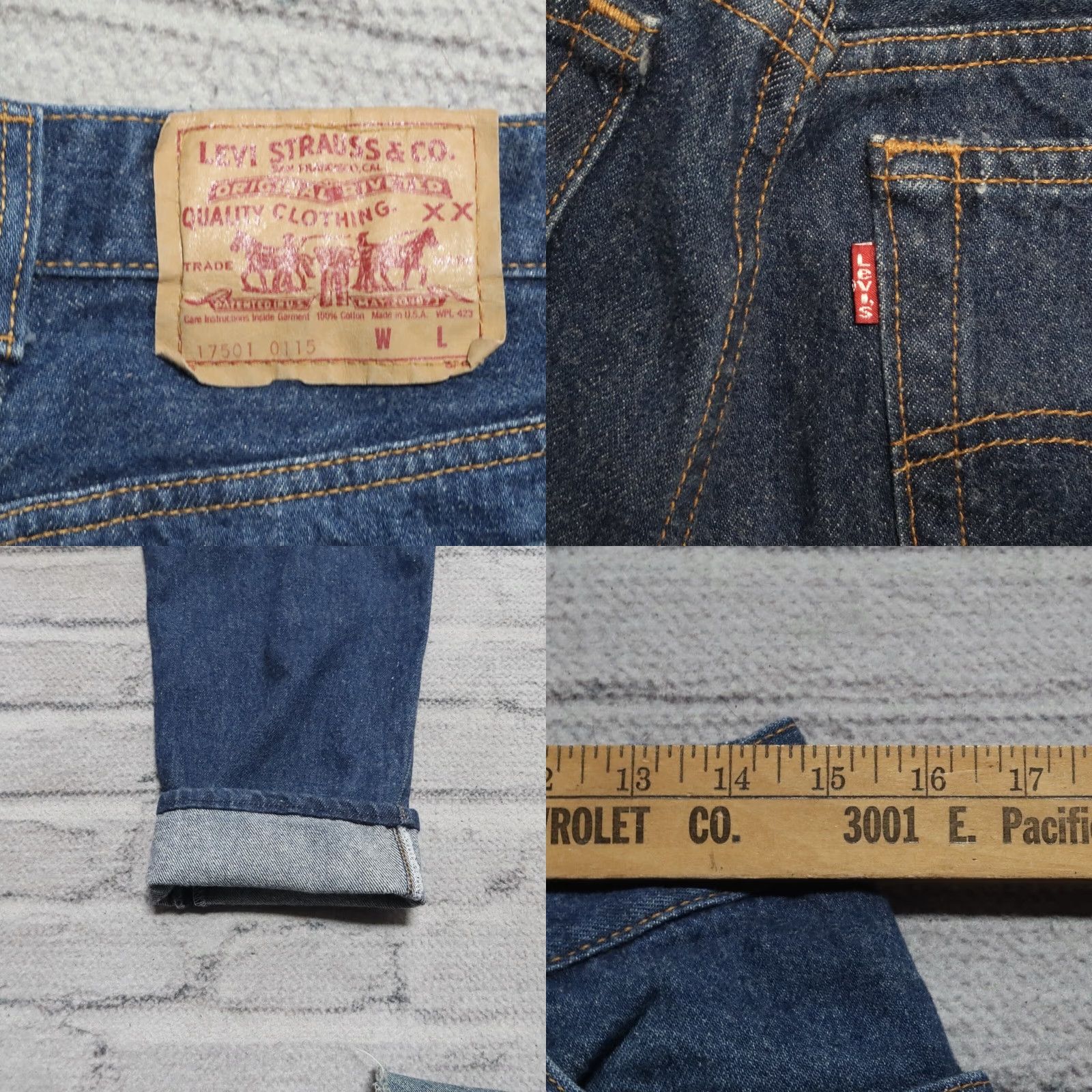 Levi's Vintage Levis 501 Denim Jeans Made in USA Womens Size 28-29 Medium Wash Size 28" / US 6 / IT 42 - 8 Thumbnail