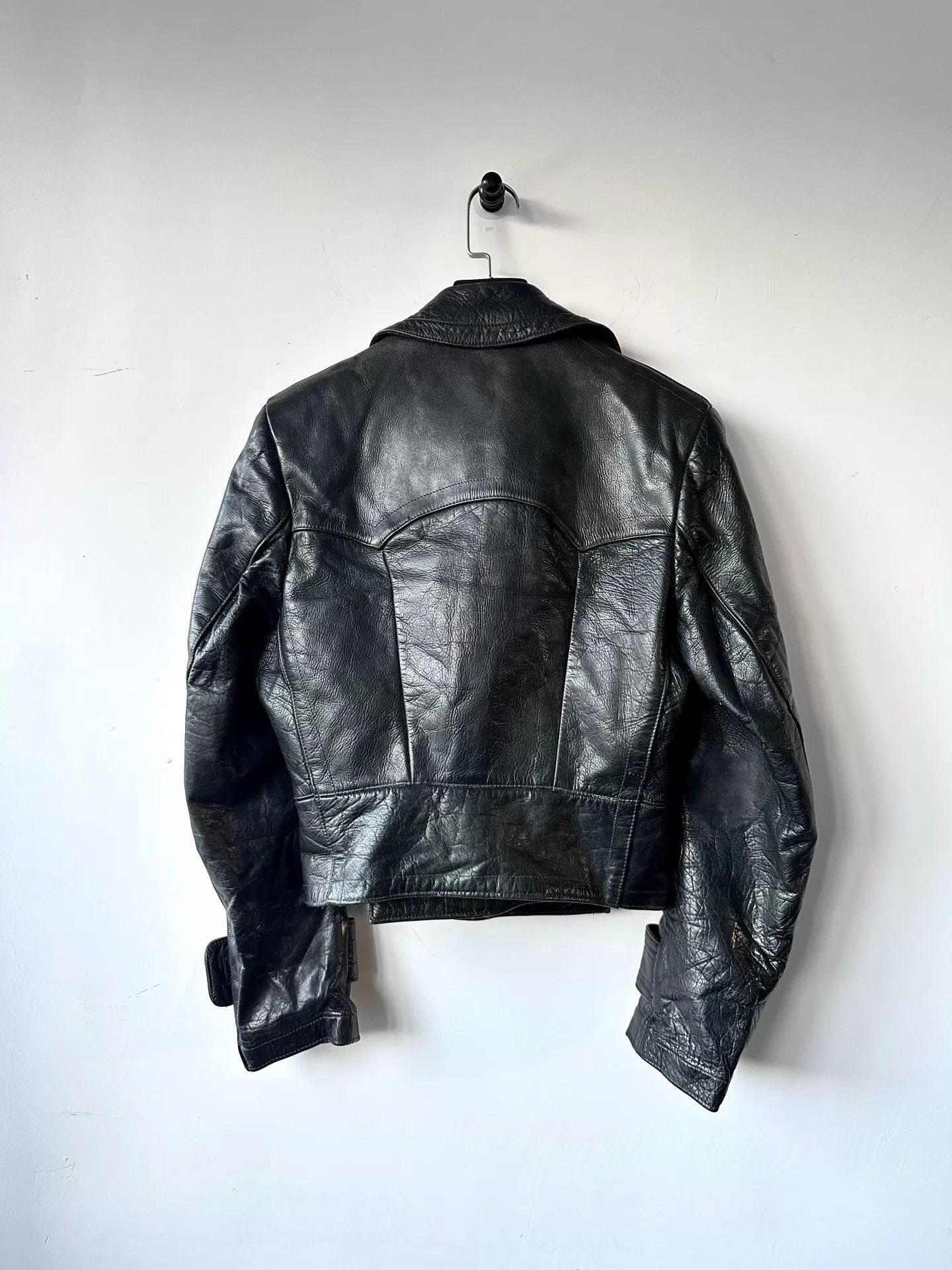 Other Vtg 50-60s German Post-War Gestapo Collar Leather Jkt M Size US M / EU 48-50 / 2 - 3 Thumbnail