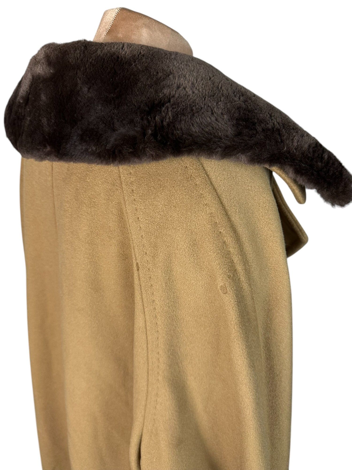 Max Mara Vintage Max Mara 100% Cashmere Double Breasted Fur Coat Size M / US 6-8 / IT 42-44 - 8 Thumbnail