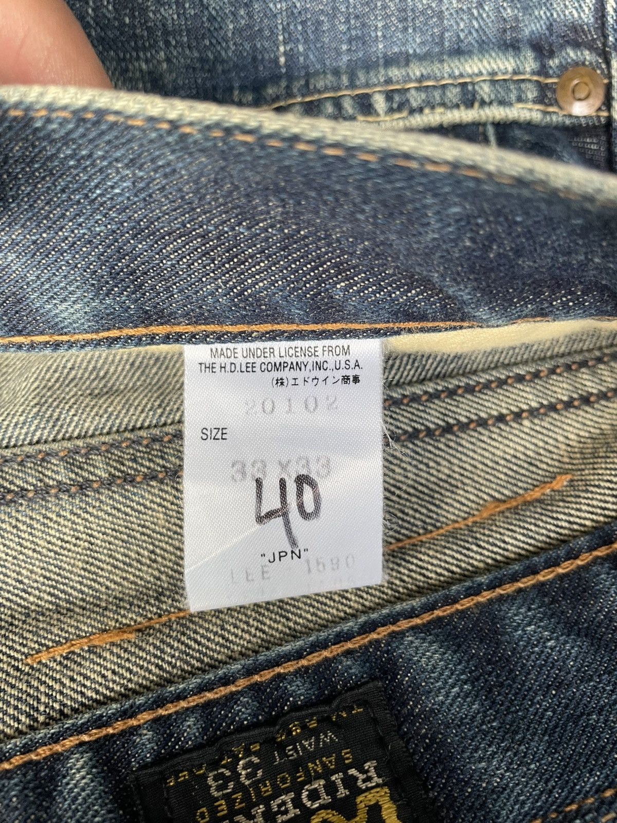Lee Vintage Y2K Lee Rider Flare Denim Jeans Size US 35 - 21 Thumbnail