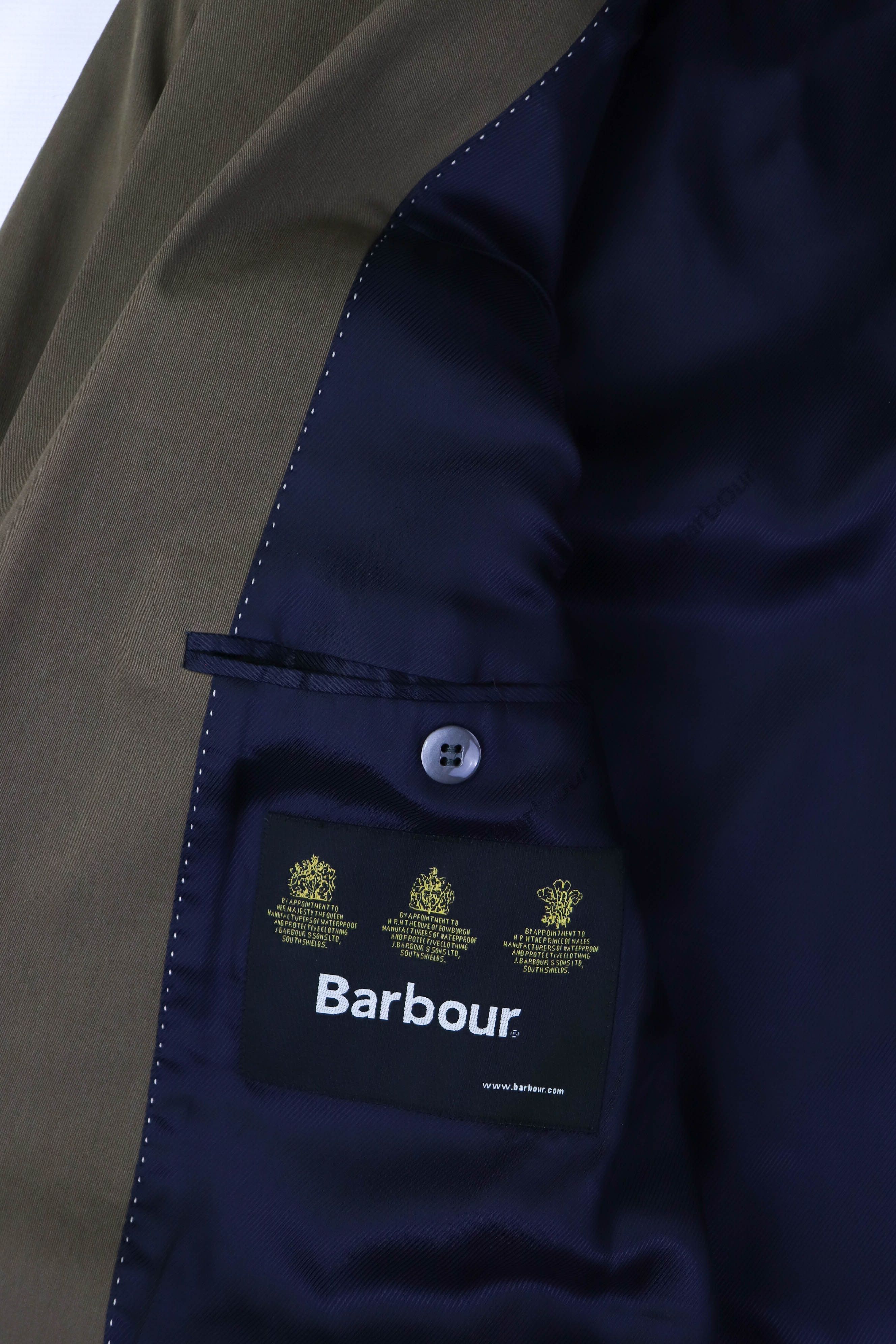 Barbour Barbour Bells Beige/Brown Cotton Blazer Jacket Size 40R - 17 Thumbnail
