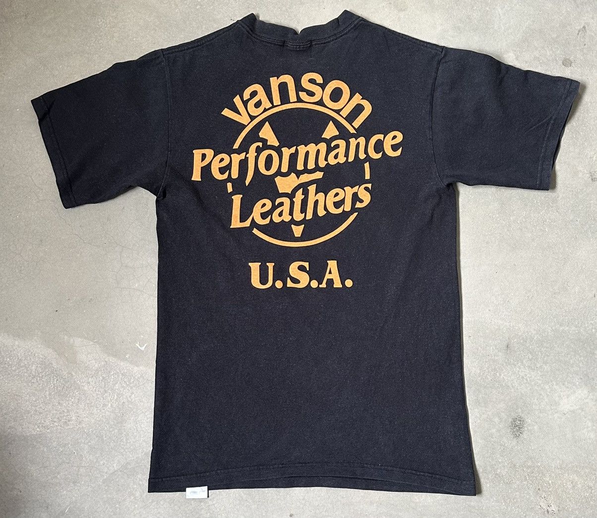 Vanson Leathers VINTAGE VANSON WELLFADED TEE Size US M / EU 48-50 / 2 - 1 Thumbnail