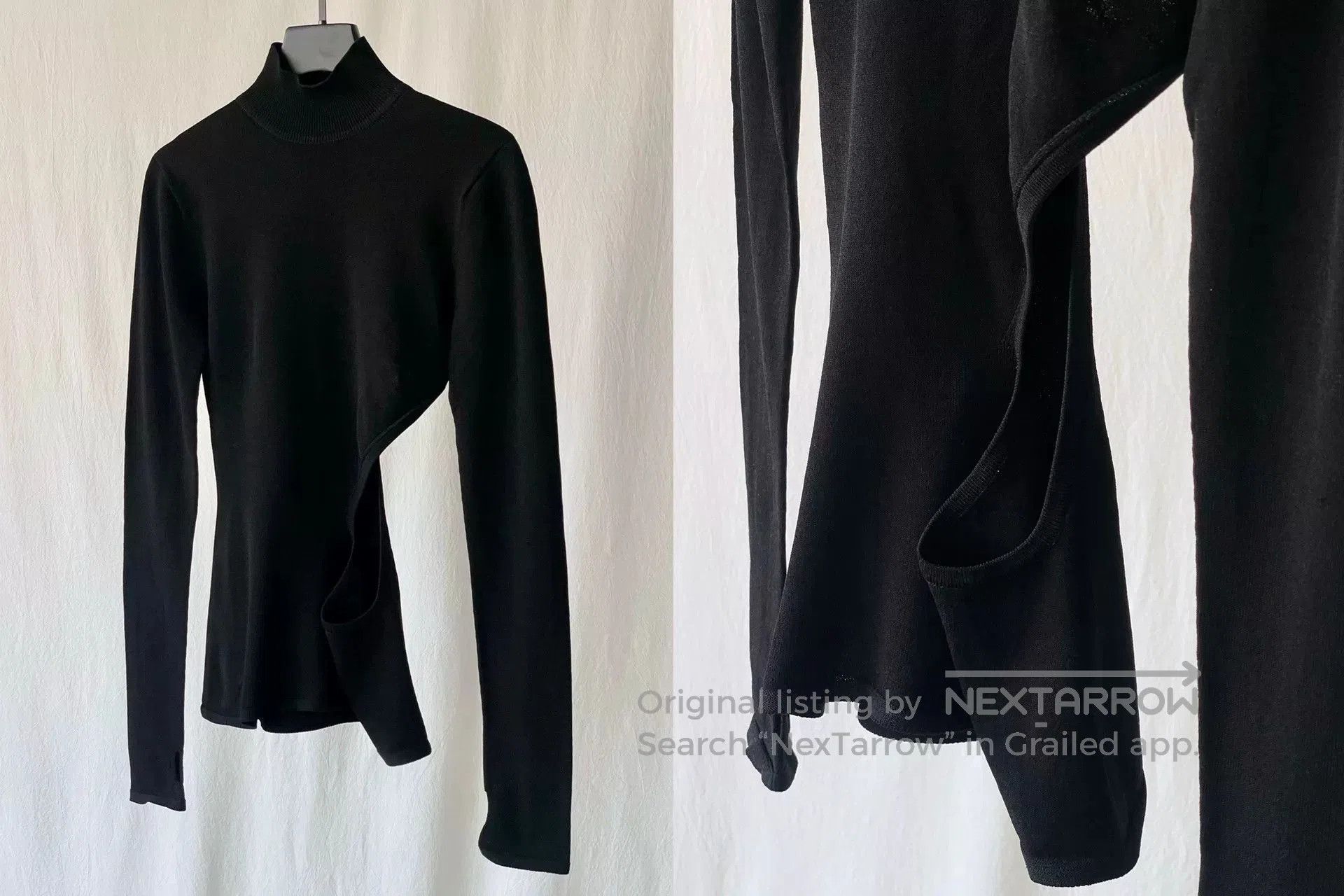 Issey Miyake Issey Miyake Black Long Sleeve Top. Size M / US 6-8 / IT 42-44 - 7 Thumbnail