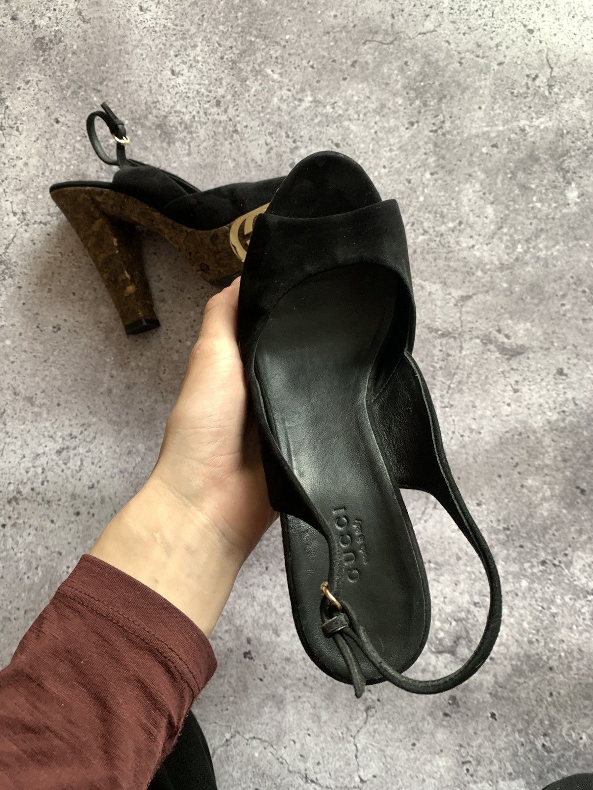 Gucci 🔥GUCCI BY TOM FORM PLATFORM HEELS Size US 8.5 / IT 38.5 - 5 Thumbnail
