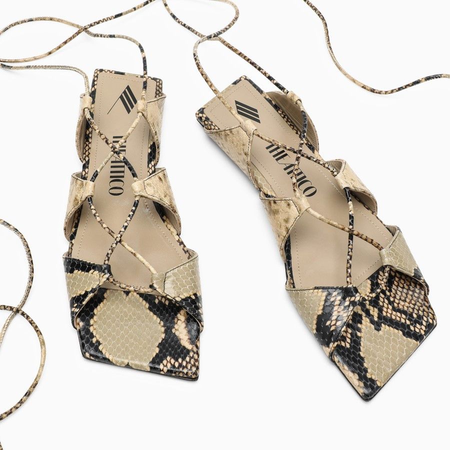 The Attico o1d2blof1024 Low Heel Sandals in Multicolor Size US 7.5 / IT 37.5 - 5 Thumbnail