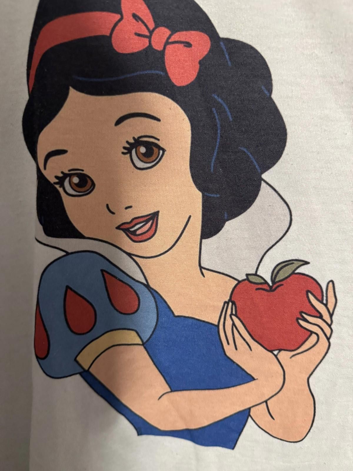 Disney Snow White Disney T-Shirt White Women's Size S Size ONE SIZE - 3 Thumbnail