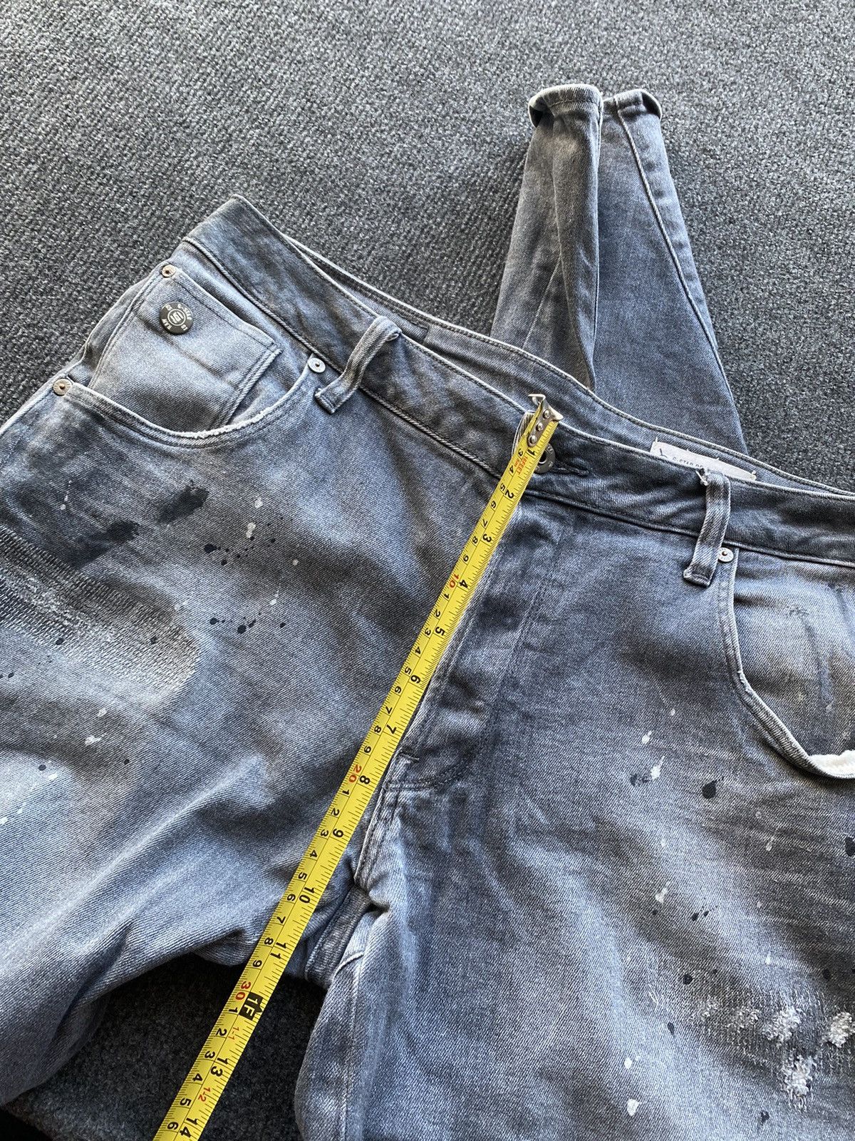 G-Star 🔥Opium Punk G Star arc 3d slim gray distressed jeans men 33 Size US 33 - 8 Thumbnail