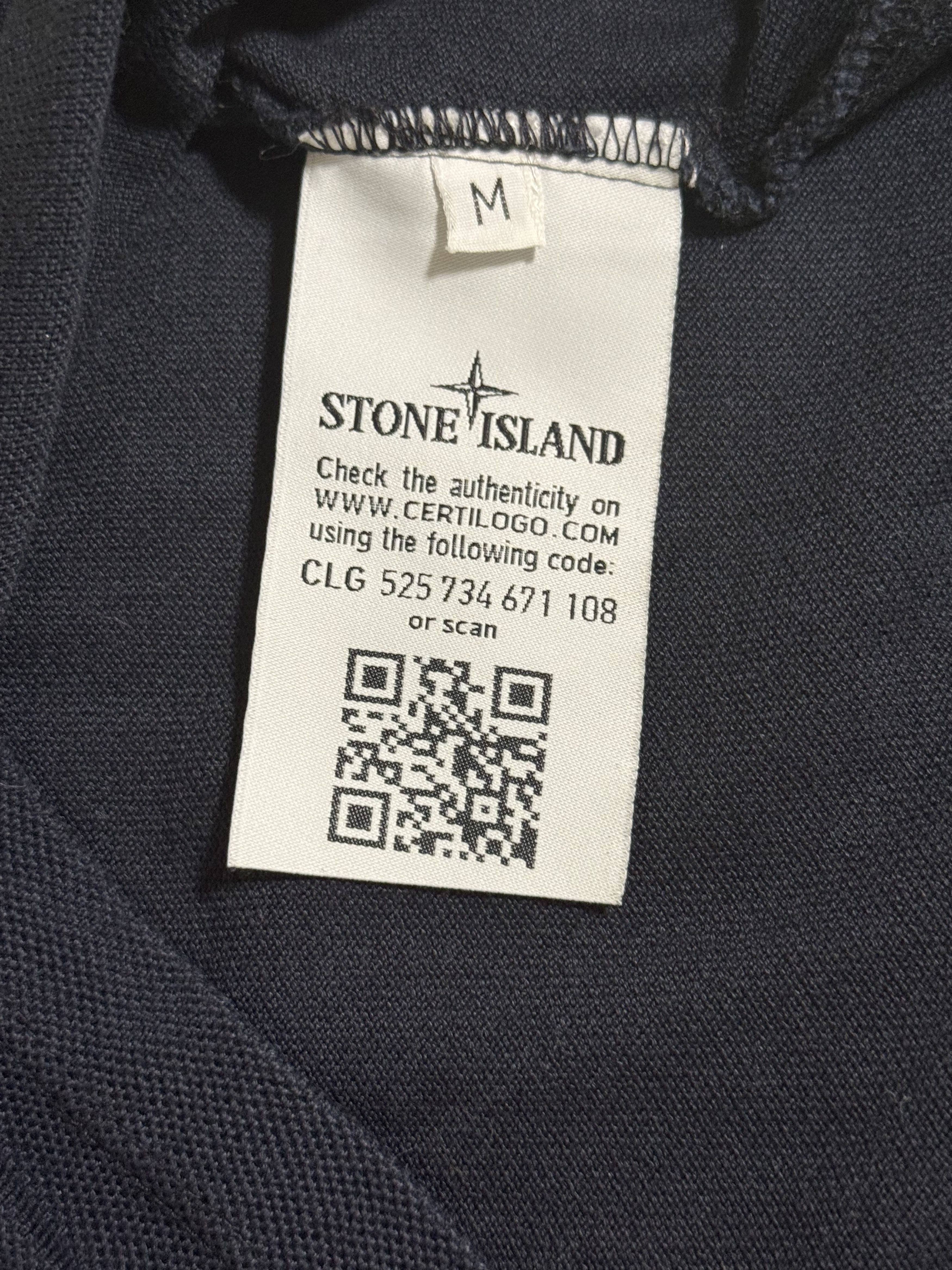 S/S 2014 Stone Island Shadow Project Pique Polo - Navy