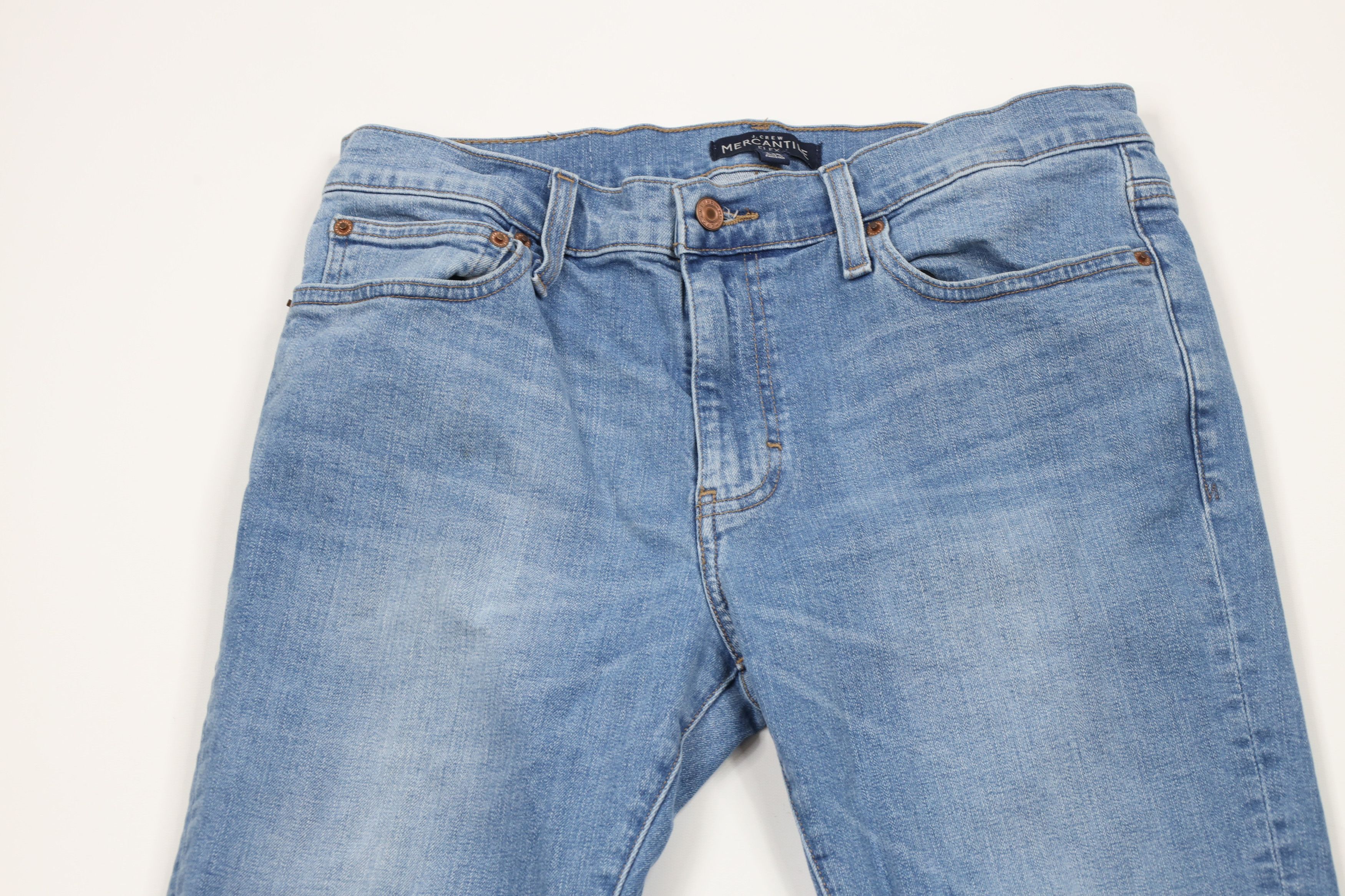 J.Crew × Vintage J Crew Fit Skinny Leg Flex Stretch Denim Jeans Pants Blue Size US 32 / EU 48 - 2 Thumbnail