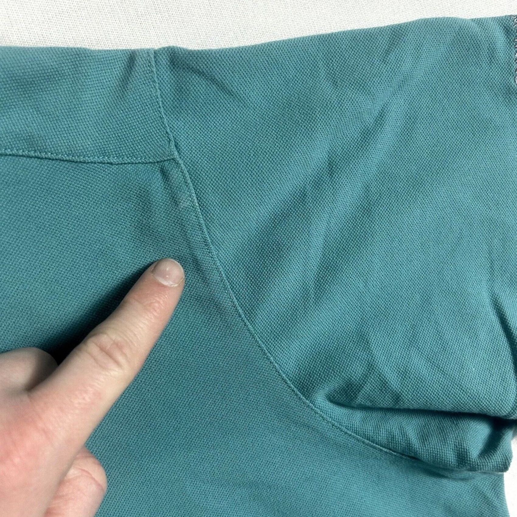 Vintage Columbia Polo Shirt Teal Blue Short Sleeve XL Men Casual Golf Omni-Shield Pattern Solid Collared Shirt Size US XL / EU 56 / 4 - 4 Thumbnail