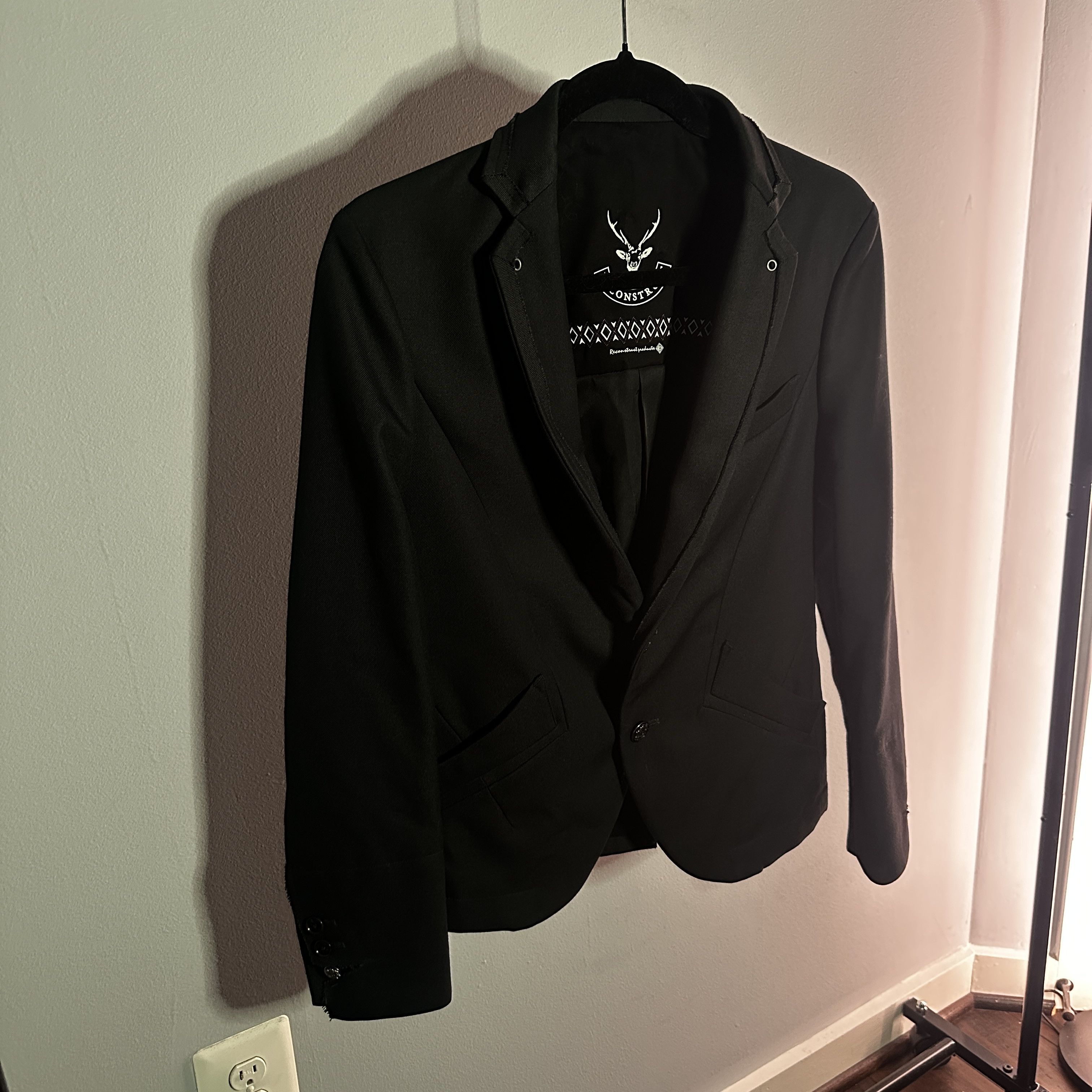 PPFM PPFM PIRATE RAW HEM BLAZER JAPANESE DESIGNER Size US S / EU 44-46 / 1 - 1 Thumbnail
