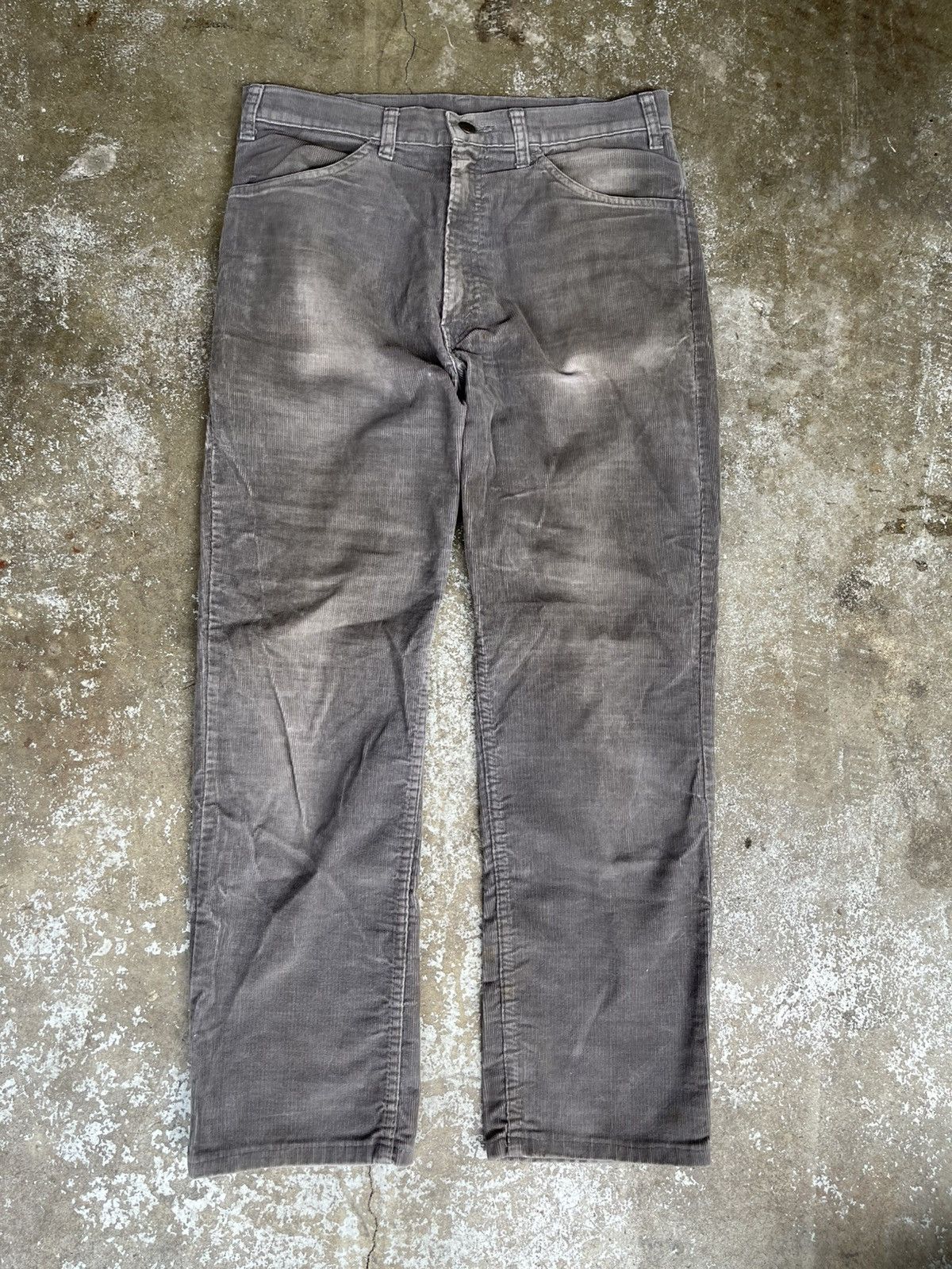 Gap Vintage 80s Gap Corduroy Pants Grey Size US 32 / EU 48 - 1 Thumbnail