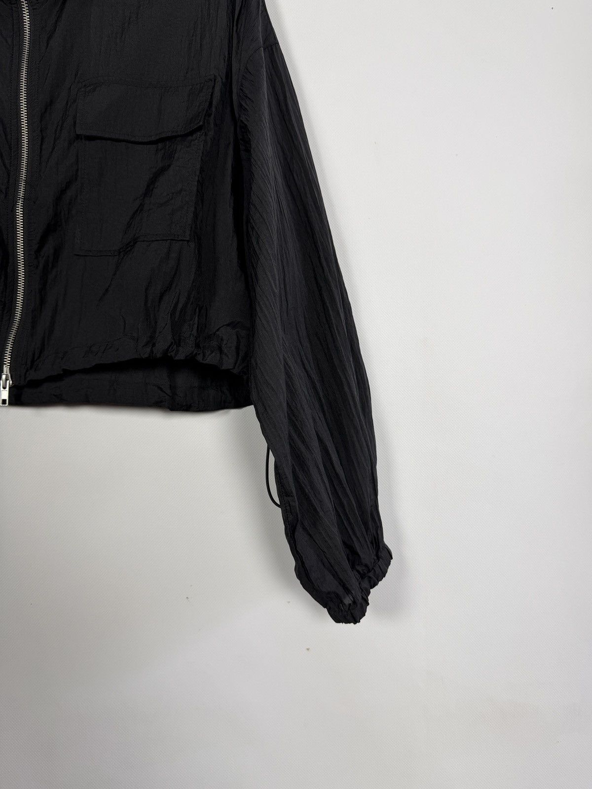Other INGNI Full Zip Cropped Oversized Nylon Jacket Black Size M Size M / US 6-8 / IT 42-44 - 5 Thumbnail
