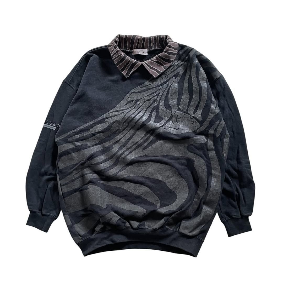 Kansai Yamamoto 🔥HOT ITEM🔥Vintage Kansai Sicuro Zebra Art Sweatshirt Size US M / EU 48-50 / 2 - 1 Thumbnail