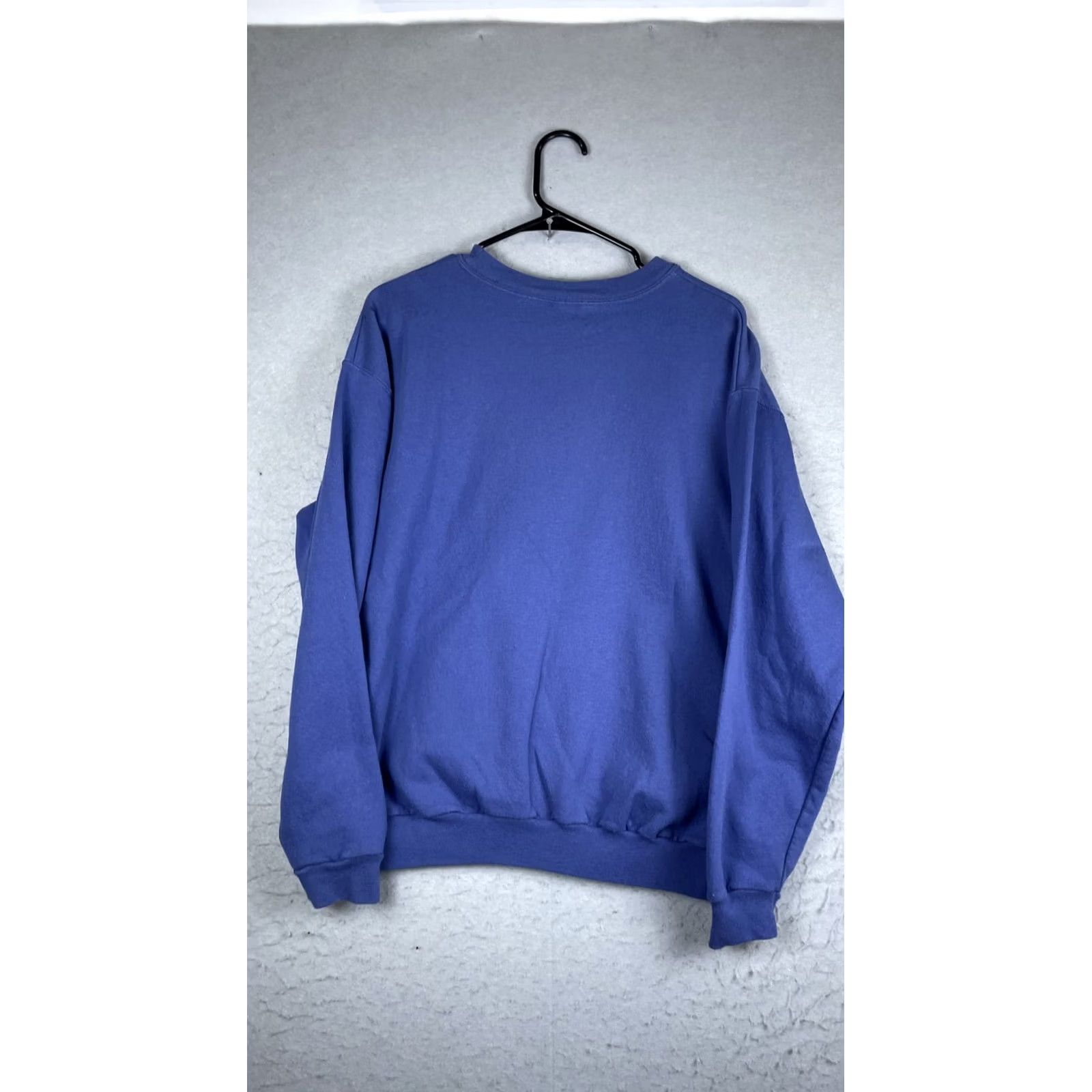 Vintage Morning Sun Sweatshirt Womens Large Blue Cat Embroidered Pullover Top Stitch Size L / US 10 / IT 46 - 6 Thumbnail