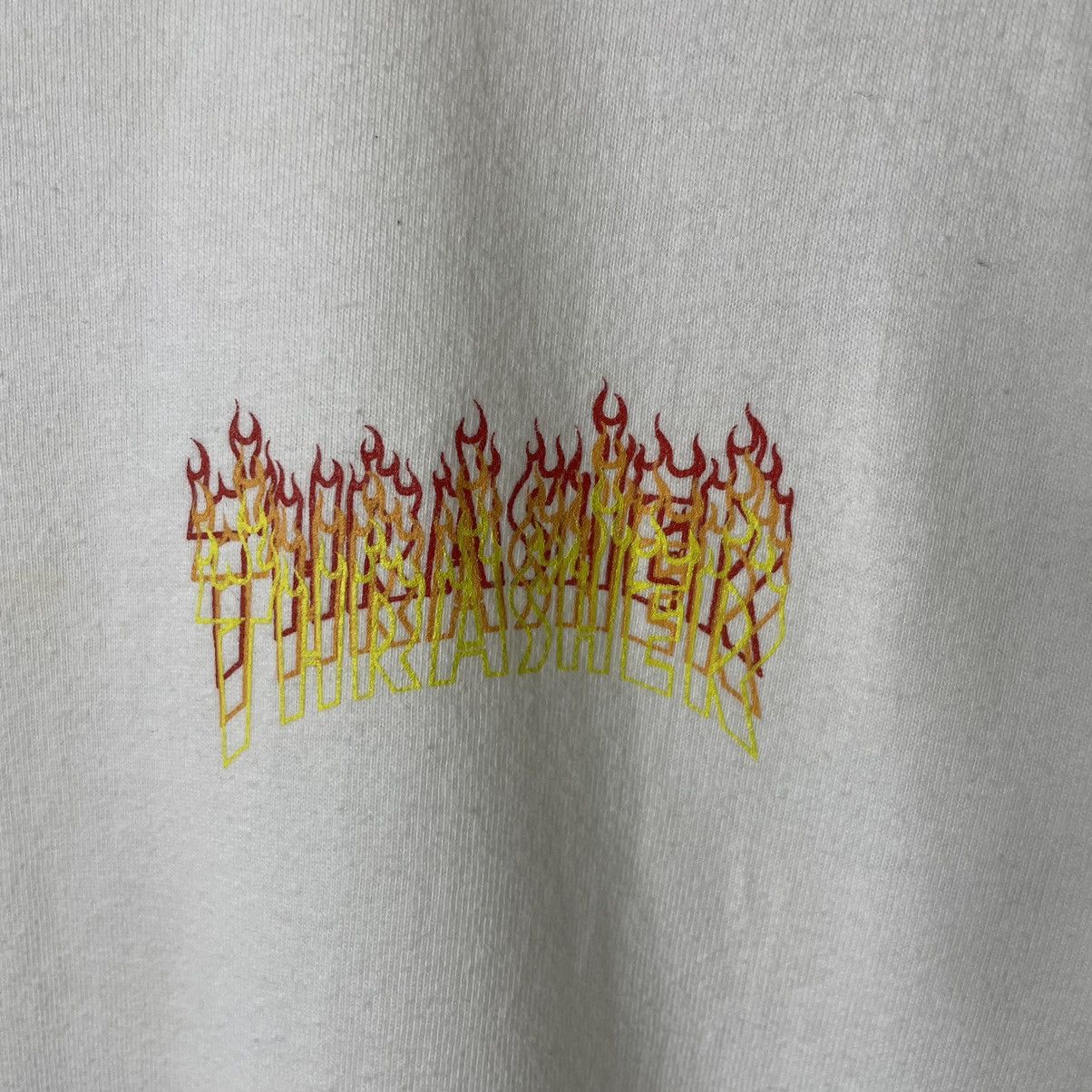 Thrasher Thrasher Magazine Flaming Design Skater Tee Japan Edition Size US S / EU 44-46 / 1 - 2 Thumbnail