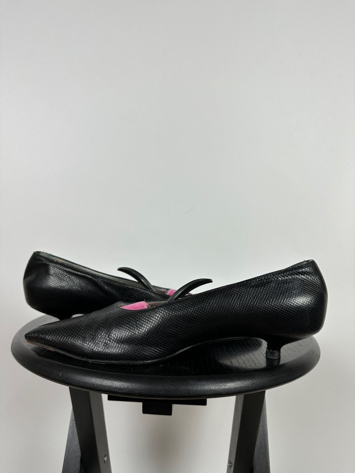 Gucci Vintage Gucci Tom Ford Black Leather Heels Size US 7.5 / IT 37.5 - 8 Thumbnail