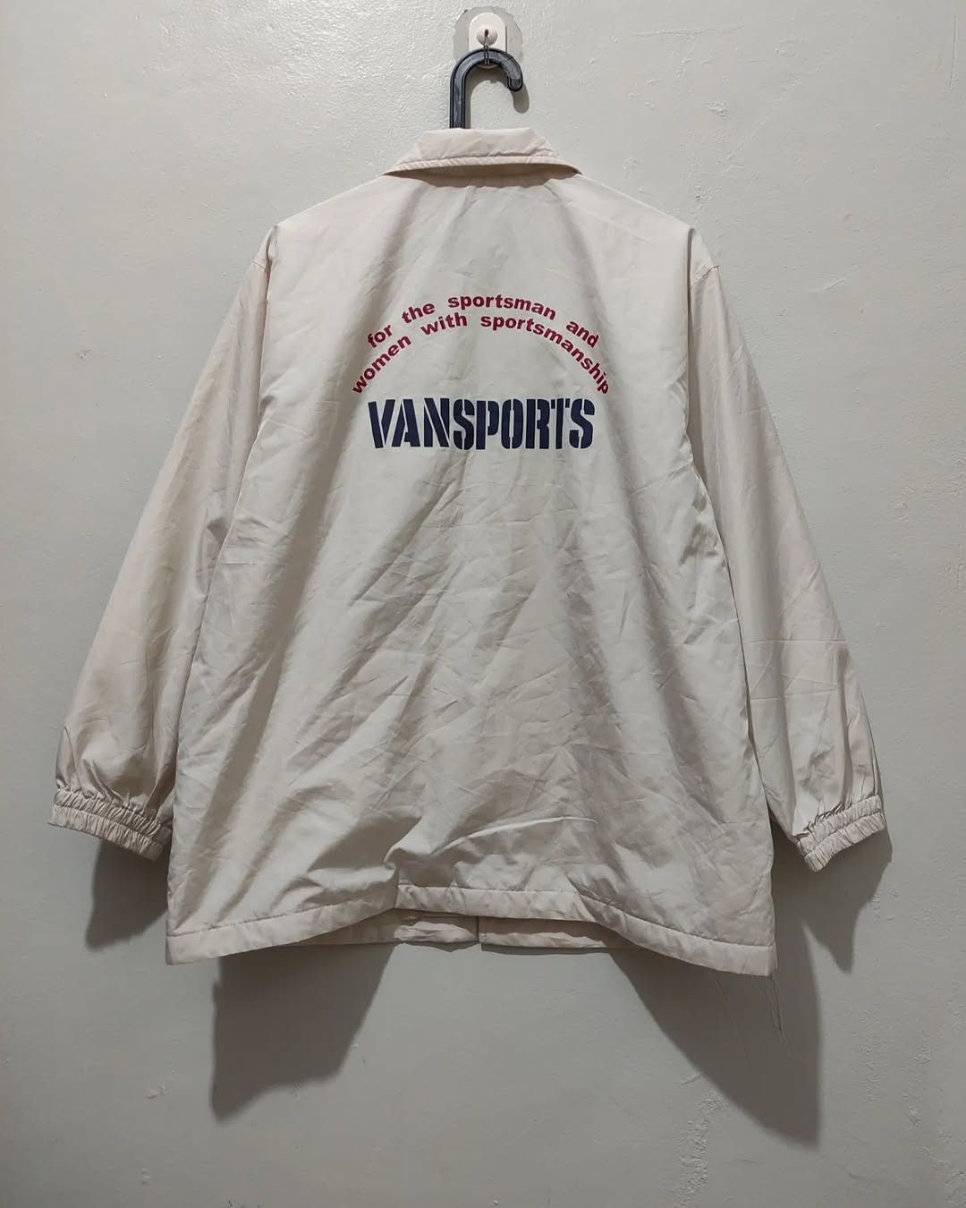 Japanese Brand Japanese Archive Vansport spell out logo windbreaker Size L / US 10 / IT 46 - 1 Thumbnail