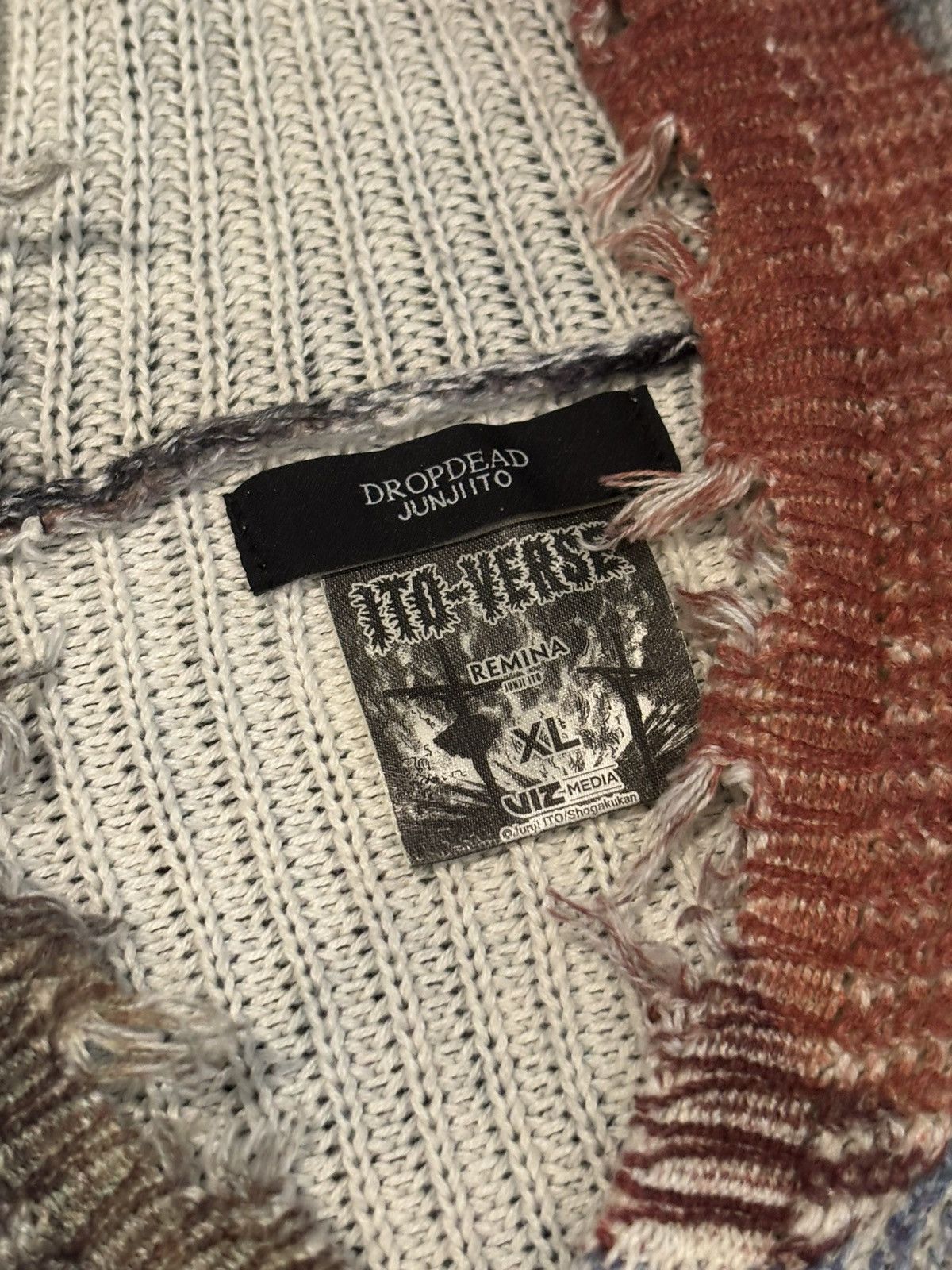 DropDead × JUNJIITO Knit Hoodie XXL DropDead × JUNJI ITO Knit Hoodie XXL