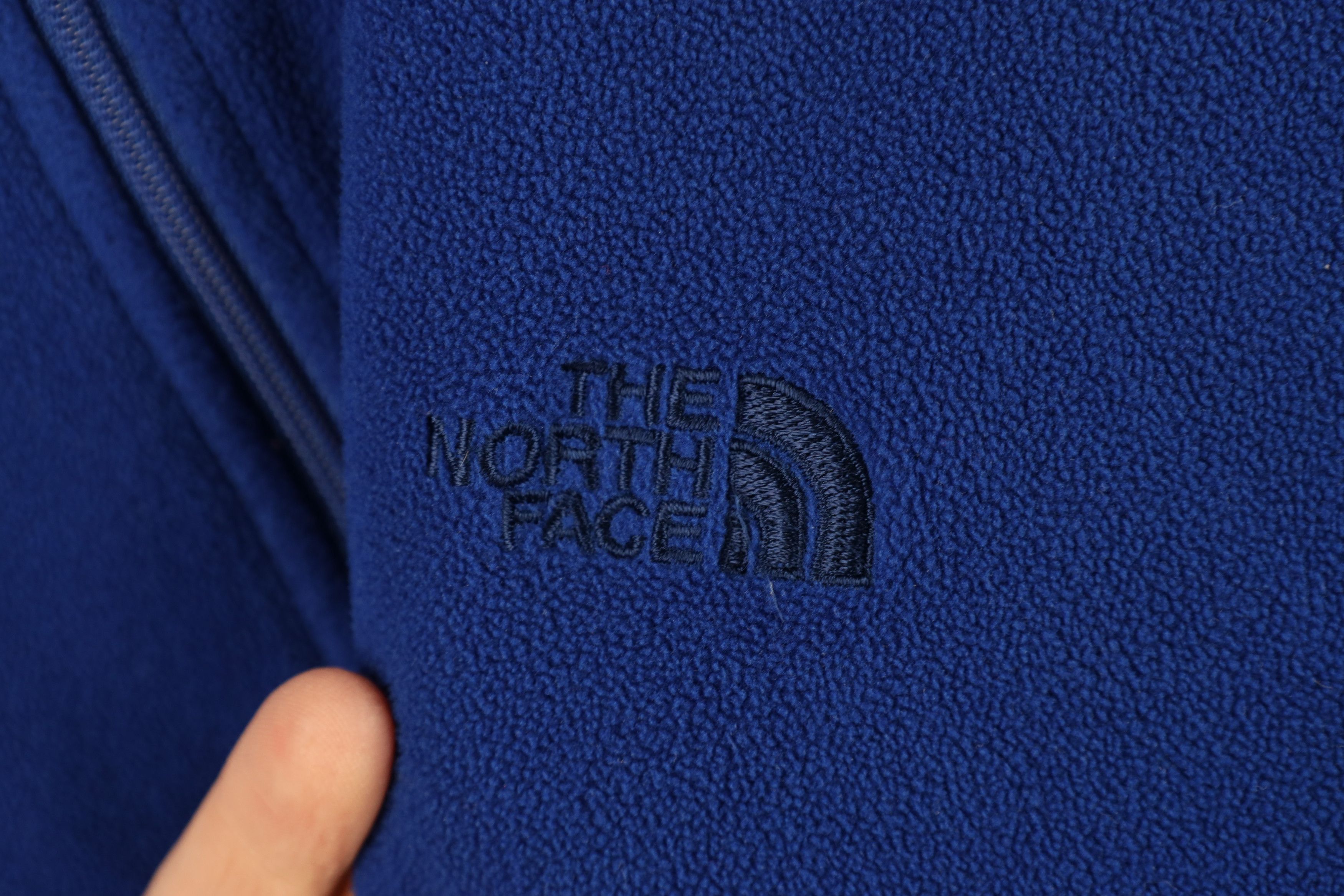 The North Face Vintage The North Face Half Zip Fleece Pullover Sweater Blue Size US XL / EU 56 / 4 - 4 Thumbnail