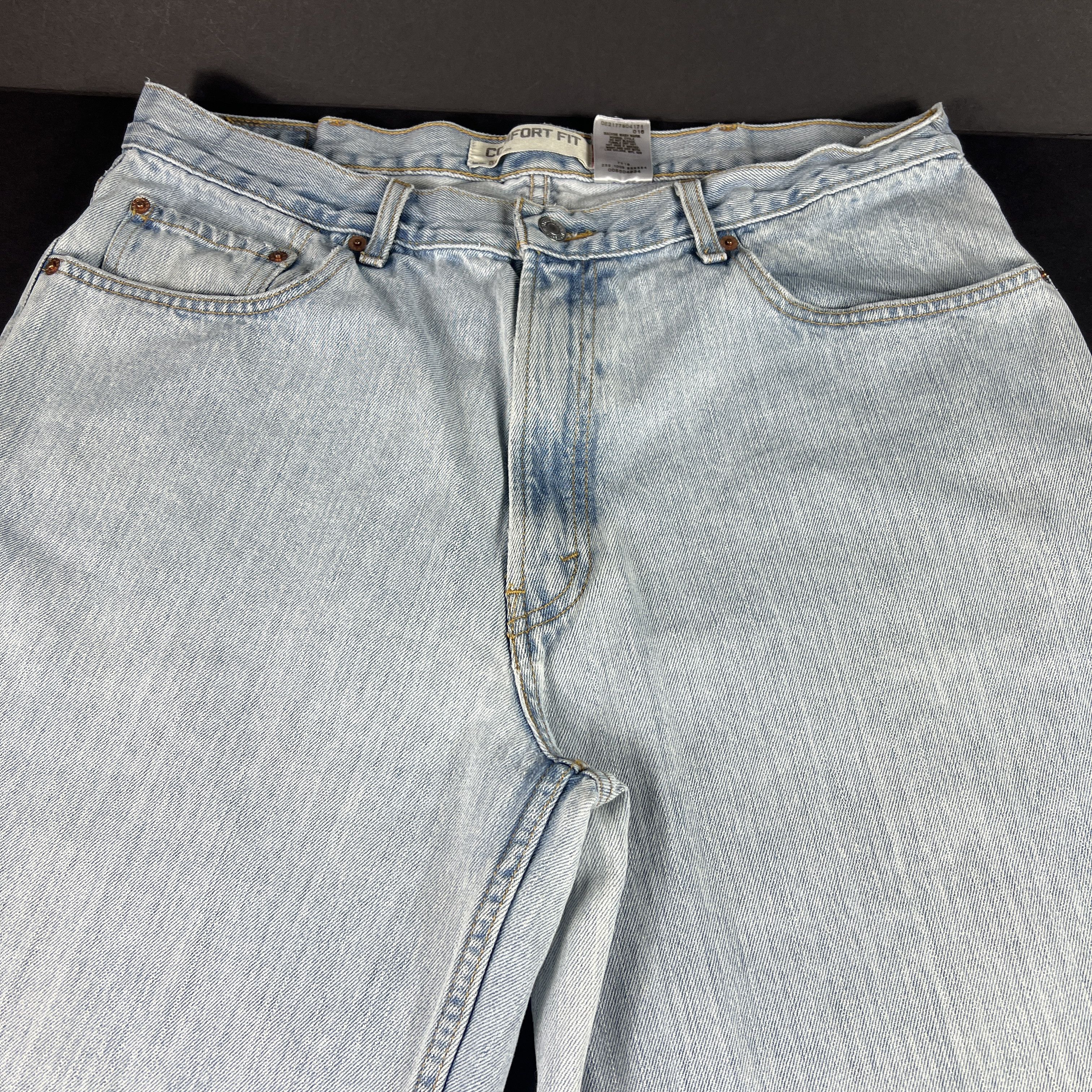 Levi's × Vintage Y2K Levi's Jeans 560 Loose Tapered Light Blue Faded Denim Size US 38 / EU 54 - 3 Thumbnail