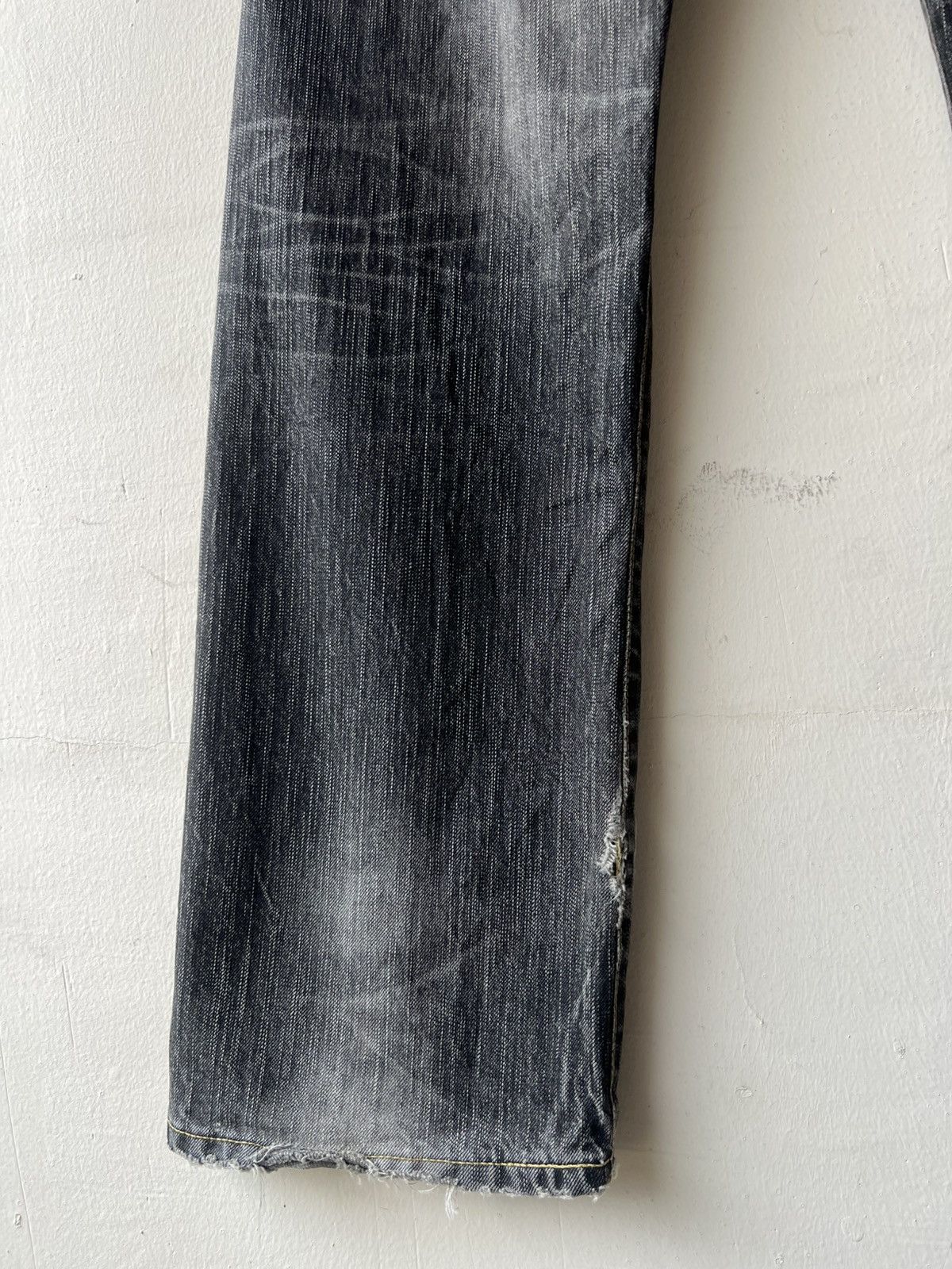 Edwin Vintage Y2K 2000s Edwin Fade Black Denim Loose Jeans Size US 31 - 19 Thumbnail