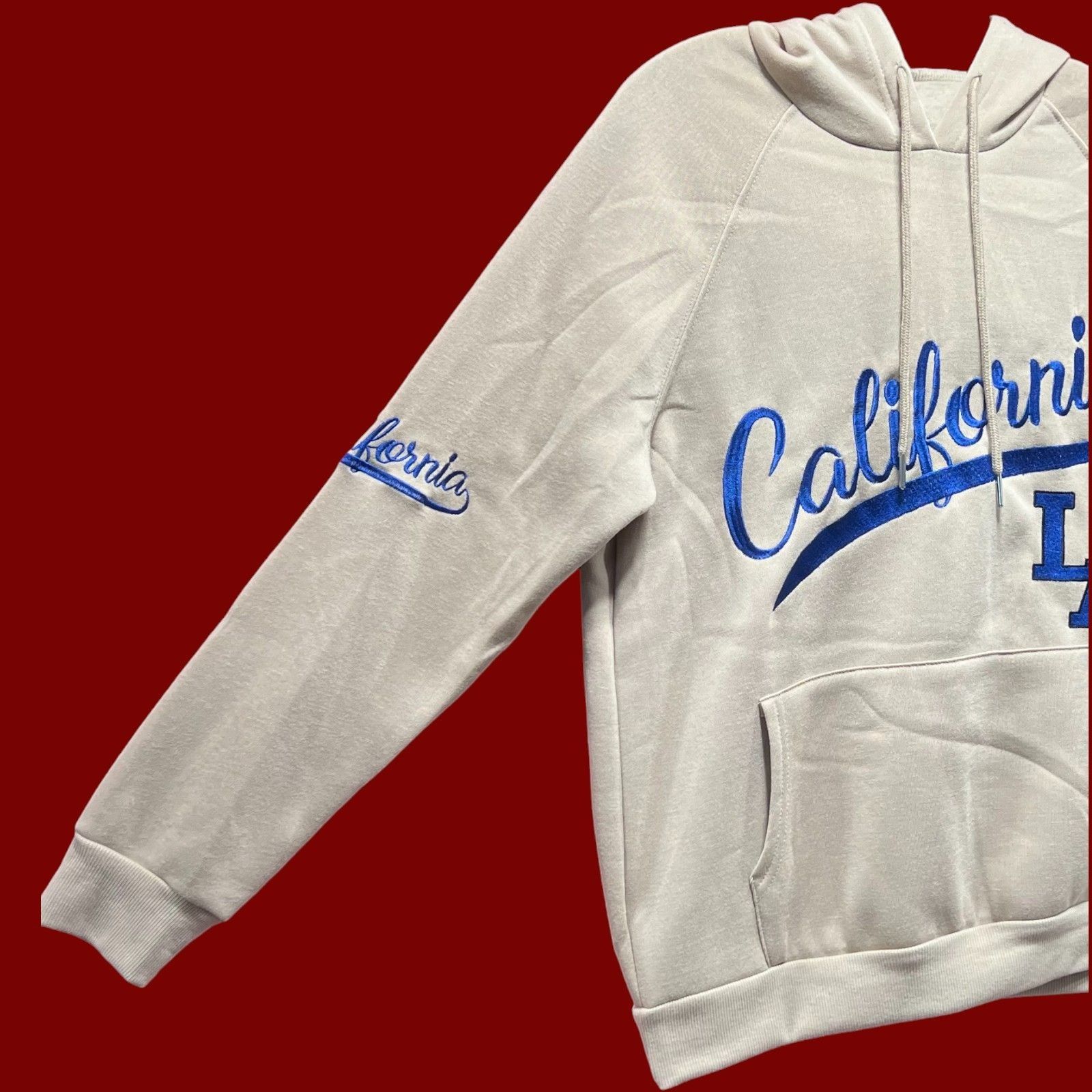 rue21 Rue 21 - Unisex Long Sleeve Hooded Sweat - Beige - Extra Sma Size US XS / EU 42 / 0 - 15 Thumbnail