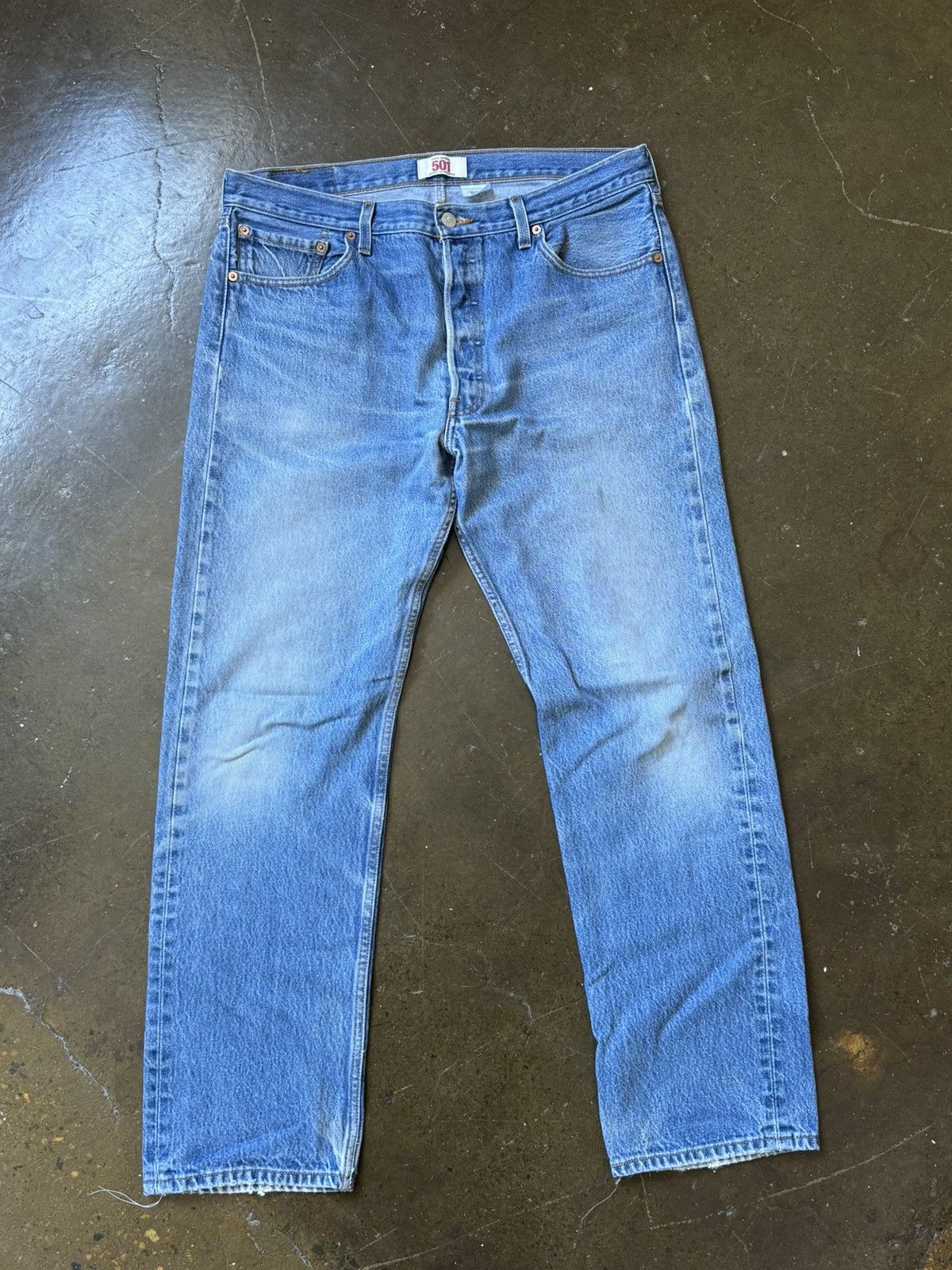 Levi's LEVI 501 Straight Leg Jeans Size US 34 / EU 50 - 1 Thumbnail