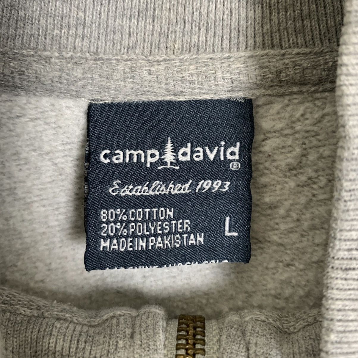 Camp David × Vintage Camp David Wild Cats Central Hulf Zip Quarter Zip Size US L / EU 52-54 / 3 - 9 Thumbnail