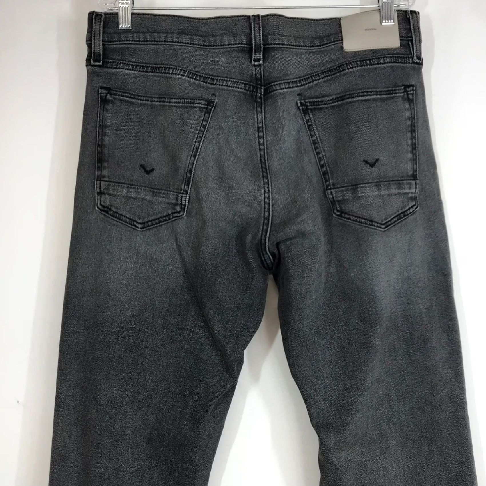 Hudson HUDSON Jeans Men Dark Gray Wash Straight Leg Classic Denim Size 36 Regular Inseam 35 Size US 36 / EU 52 - 5 Thumbnail
