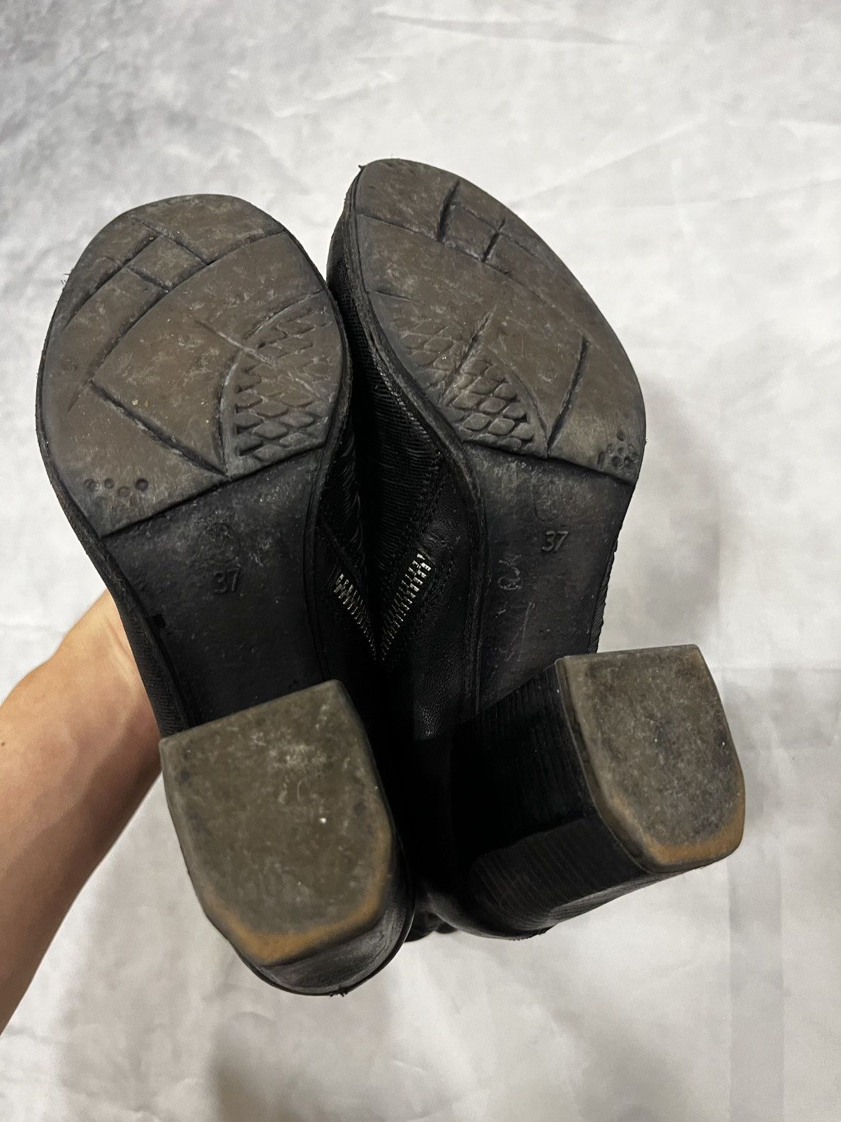 A.S.98 A.S.98 Side-Zip Avant Garde Leather Boots Size US 7 / IT 37 - 7 Thumbnail