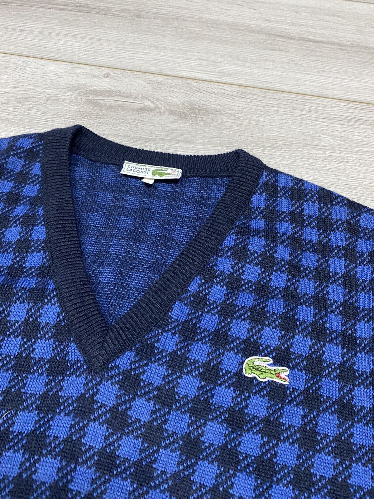 Lacoste Lacoste chemise France wool vintage sweater over print Size US M / EU 48-50 / 2 - 5 Thumbnail