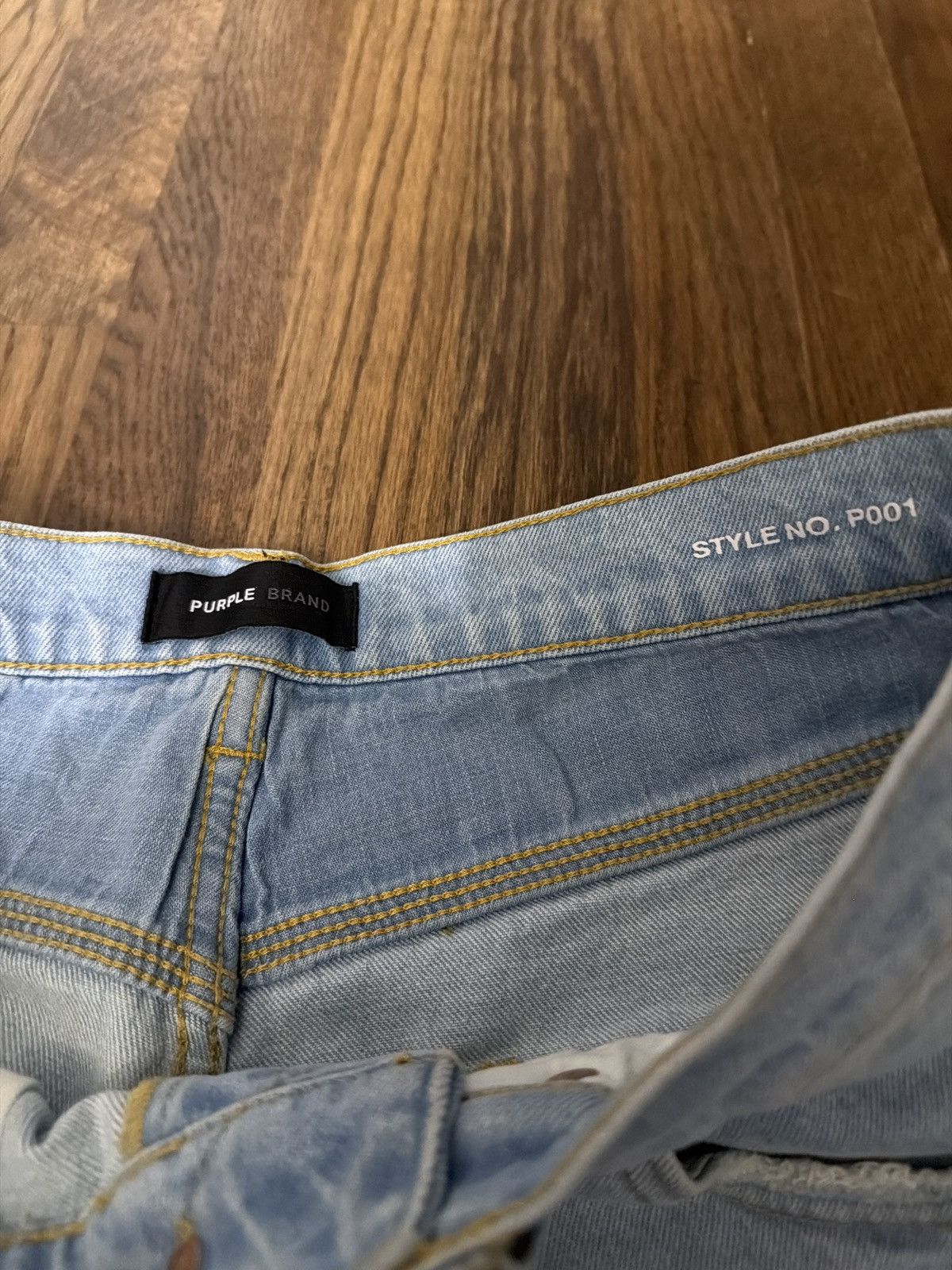 Purple Purple P001 Light Blue Denim Size US 32 / EU 48 - 4 Thumbnail