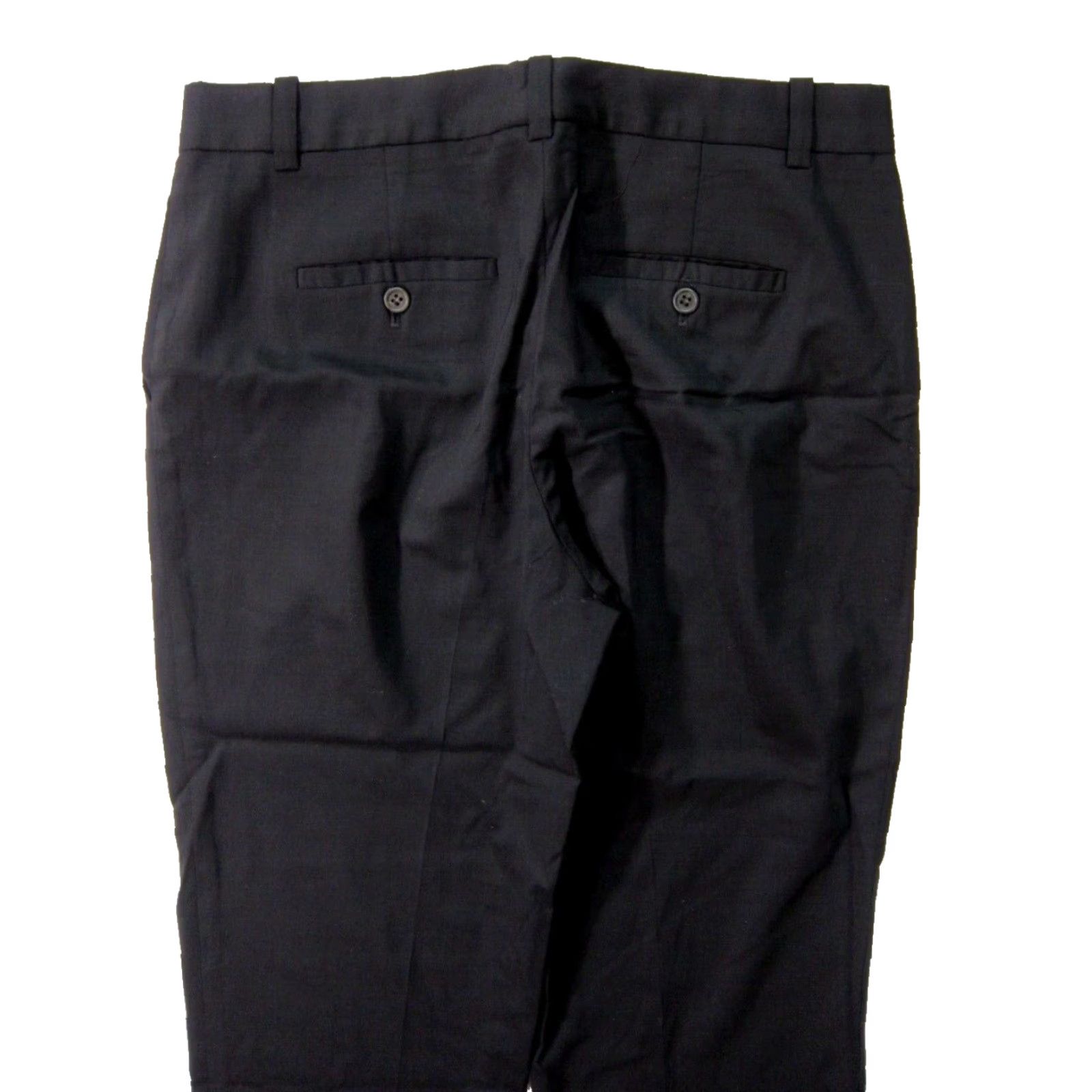 J.Crew J.Crew Black Wool Stretch Pleated Casual Pocket Chino City Fit Pant Women 6 Wool Black 80s 90s American Dress Pant Women 6 Size 28" / US 6 / IT 42 - 5 Thumbnail