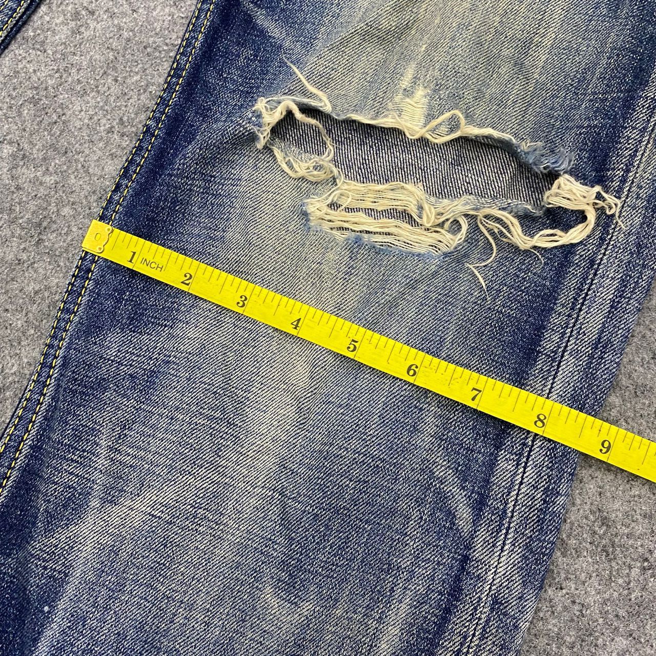 Eternal 💥Best Offer💥Vintage Eternal Distressed Denim Size US 36 / EU 52 - 7 Thumbnail